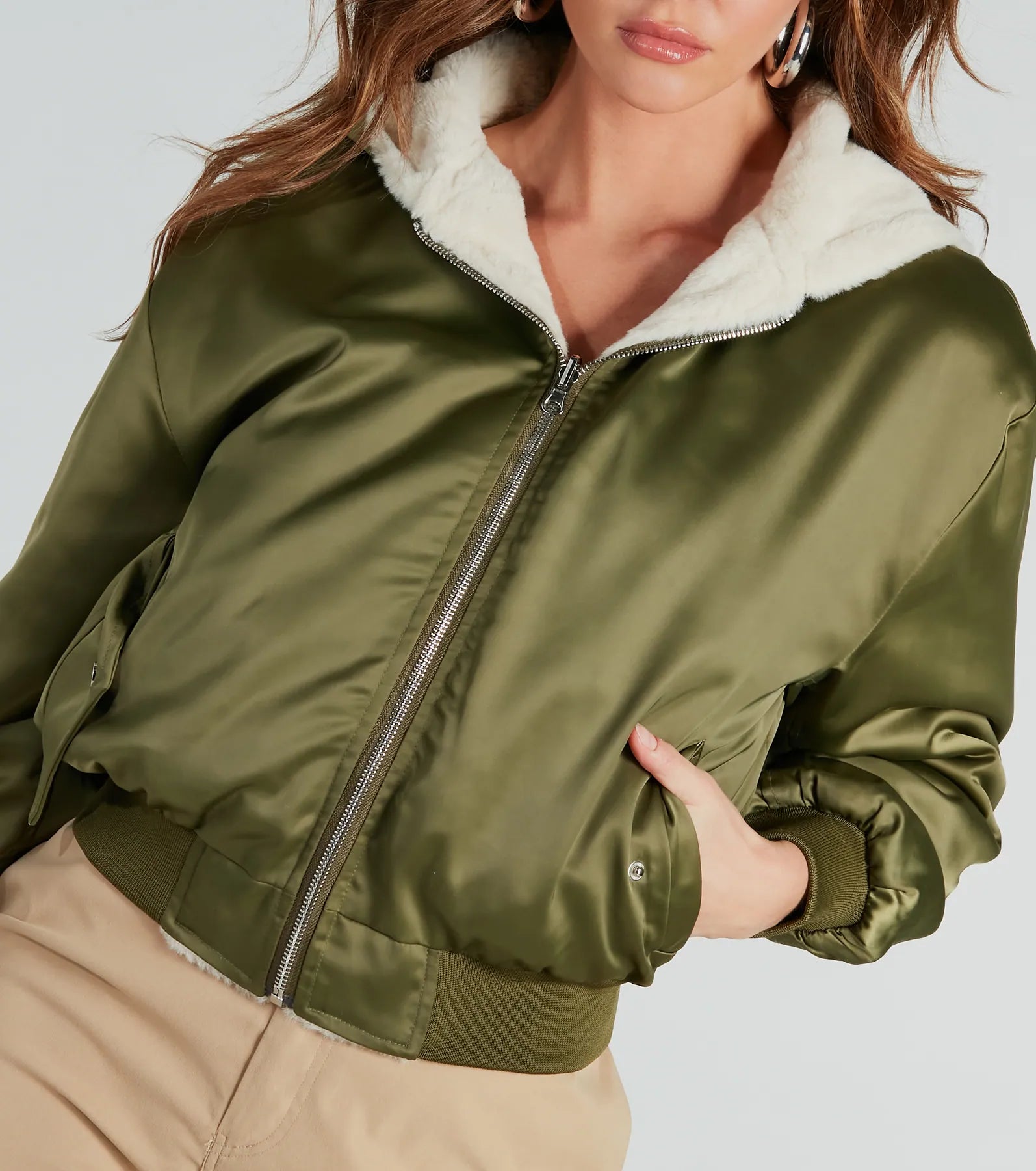 Ultimate Reversible Satin Bomber Jacket - Premium Style & Comfort