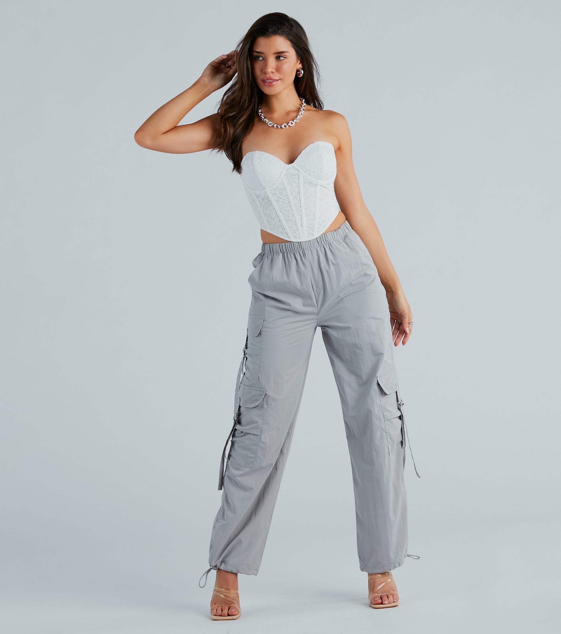 Ultimate Effortless Edge Wide-Leg Cargo Pants - Premium Style & Comfort