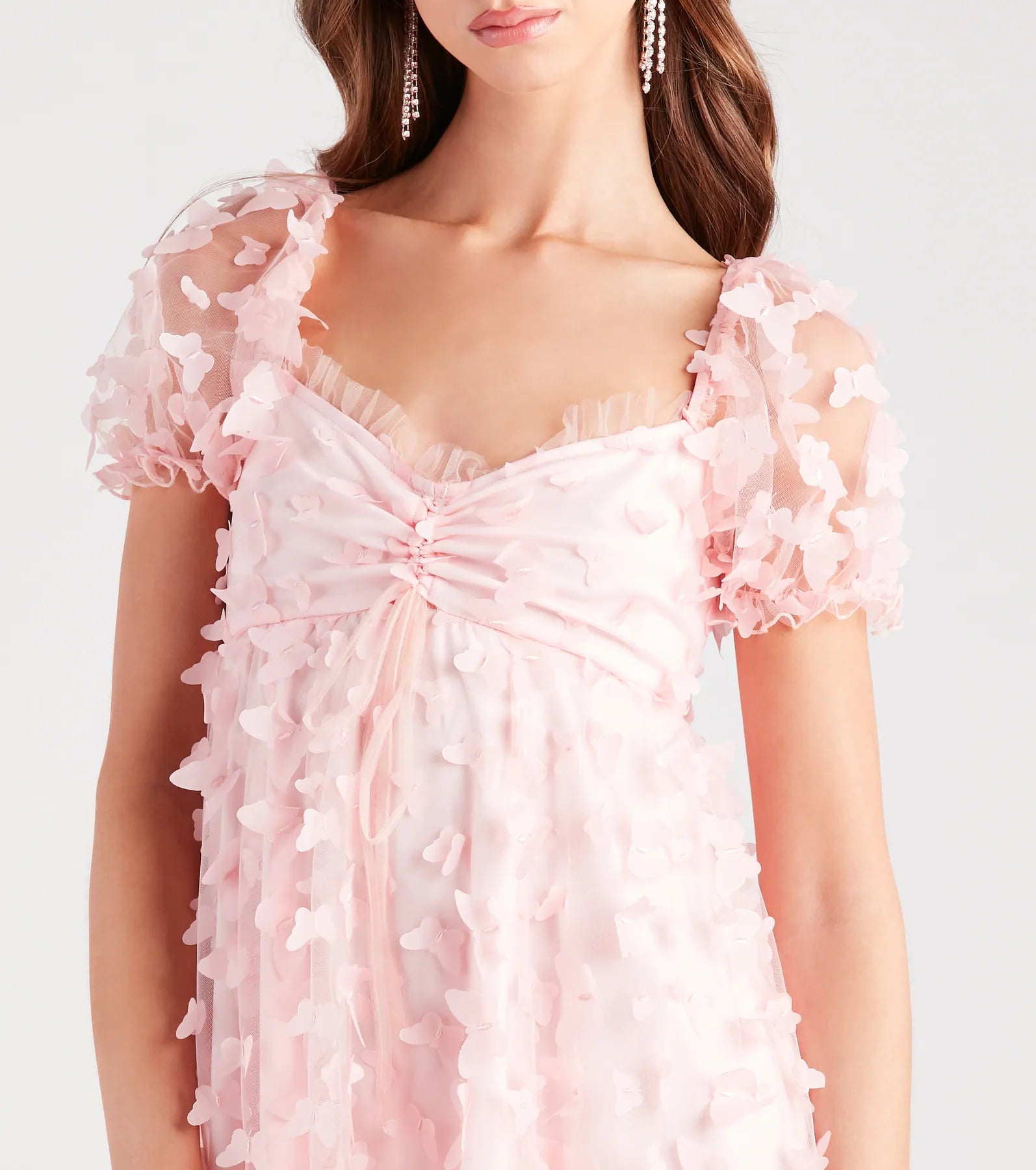 Ultimate Wildest Dreams Butterfly Babydoll Dress