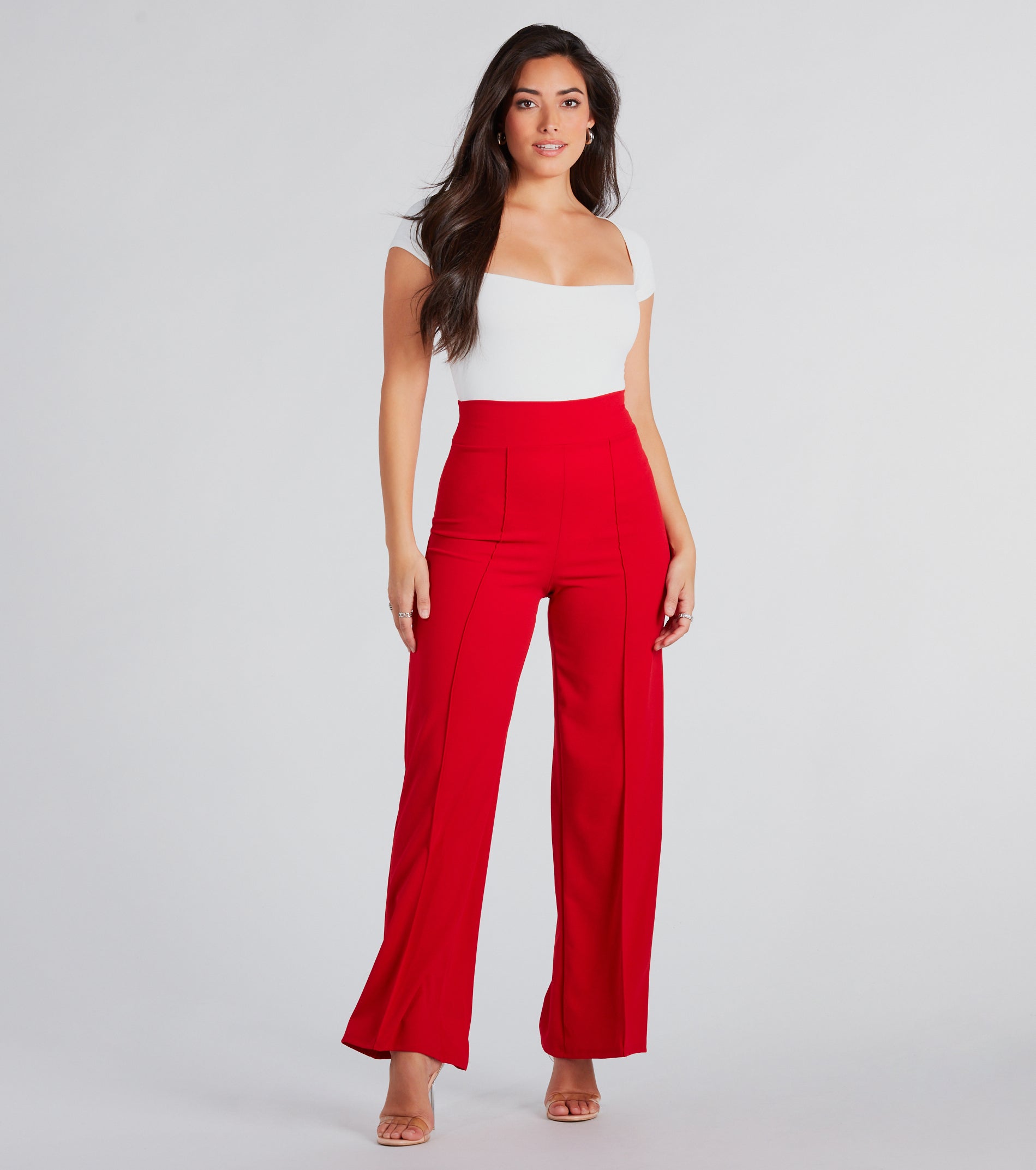 Ultimate Chic High Waist Wide-Leg Pants - Premium Office to Evening Style