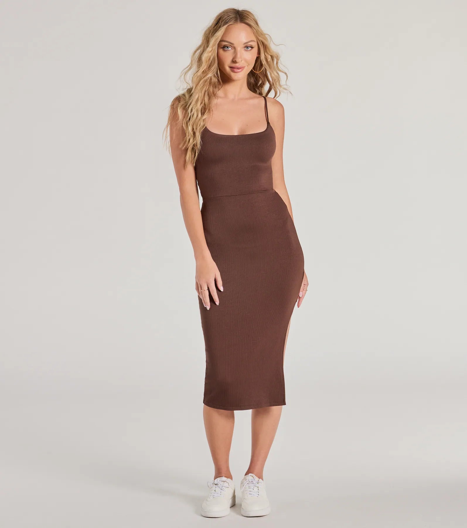 Ultimate Strappy Cutout Slit Midi Dress - Elevate Your Style