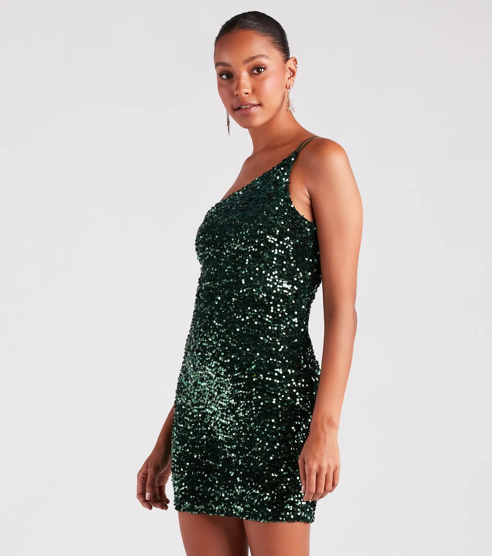 Ultimate Luxe Sequin Velvet Bodycon Dress