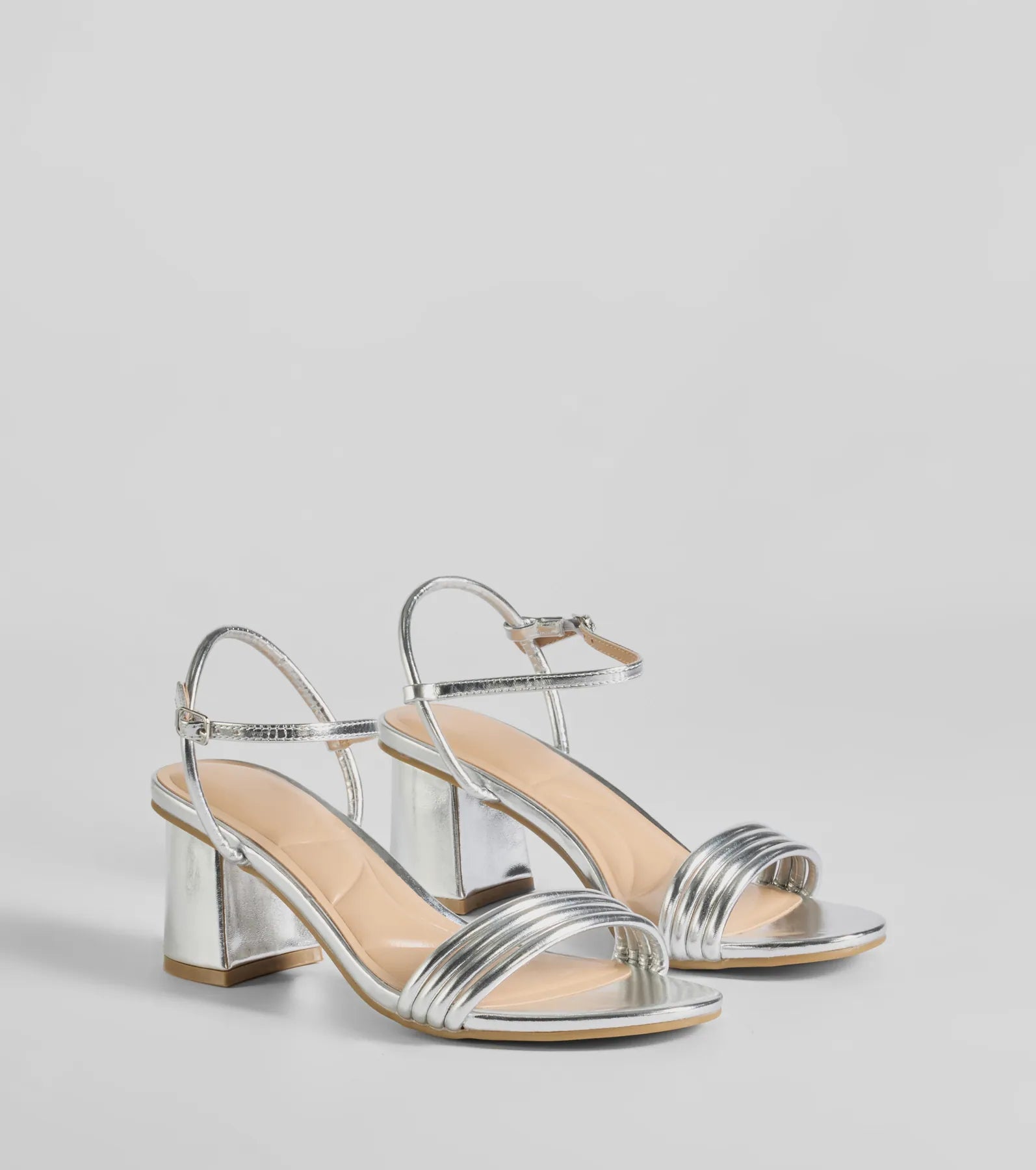 Ultimate Classic Strappy Faux Leather Block Heels - Timeless Elegance