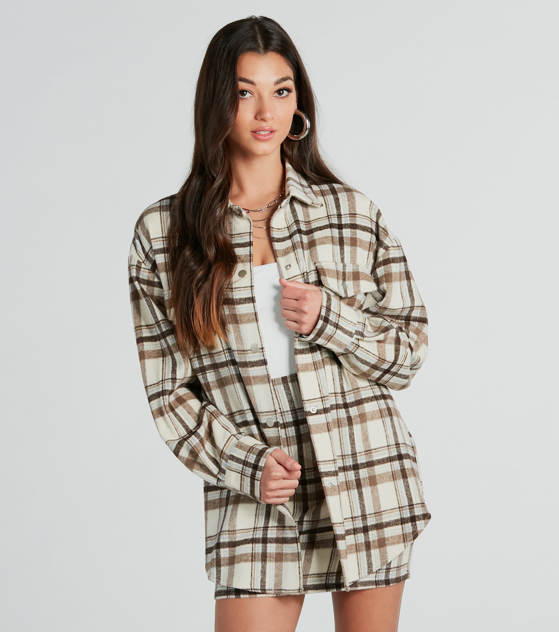 Premium Plaid Flannel Shacket - Ultimate Style for Chilly Days