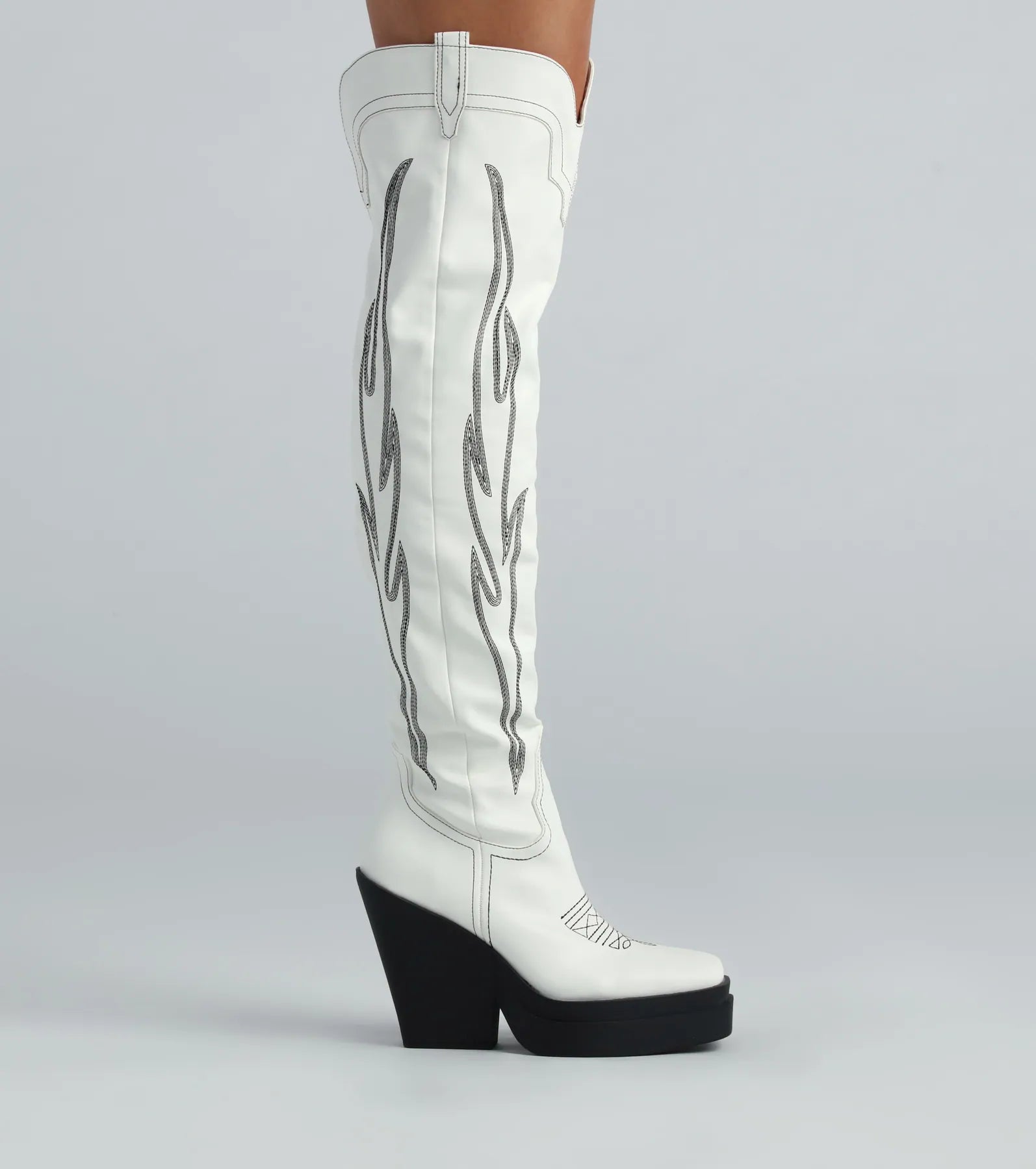 Premium Western Heat Cowboy Thigh-High Boots - Ultimate Style Statement