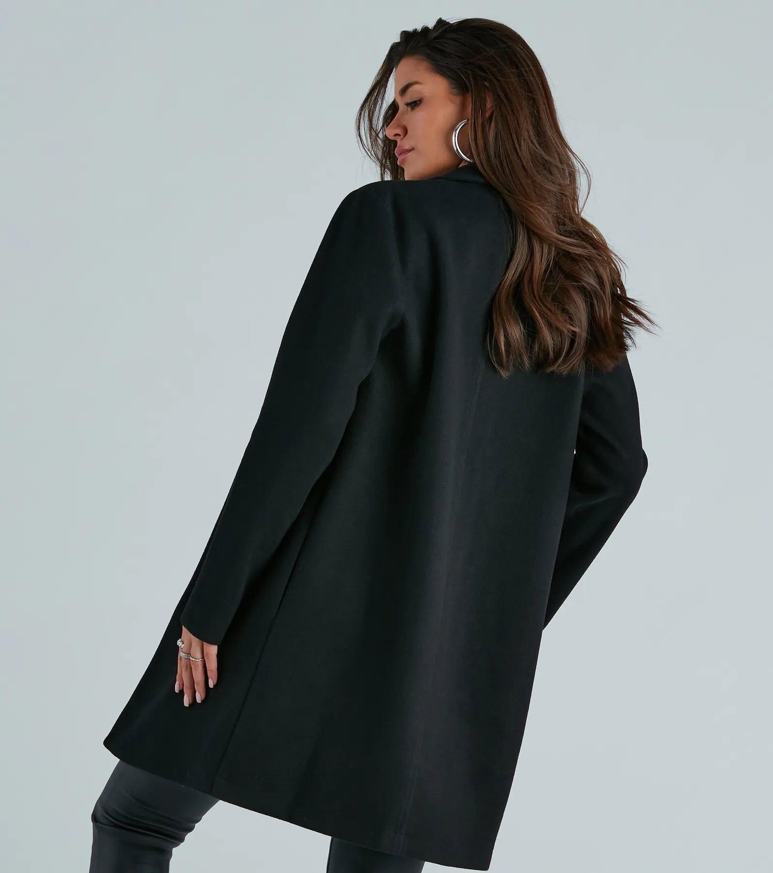 Premium Faux Wool Trench Coat - Ultimate Style for Every Season