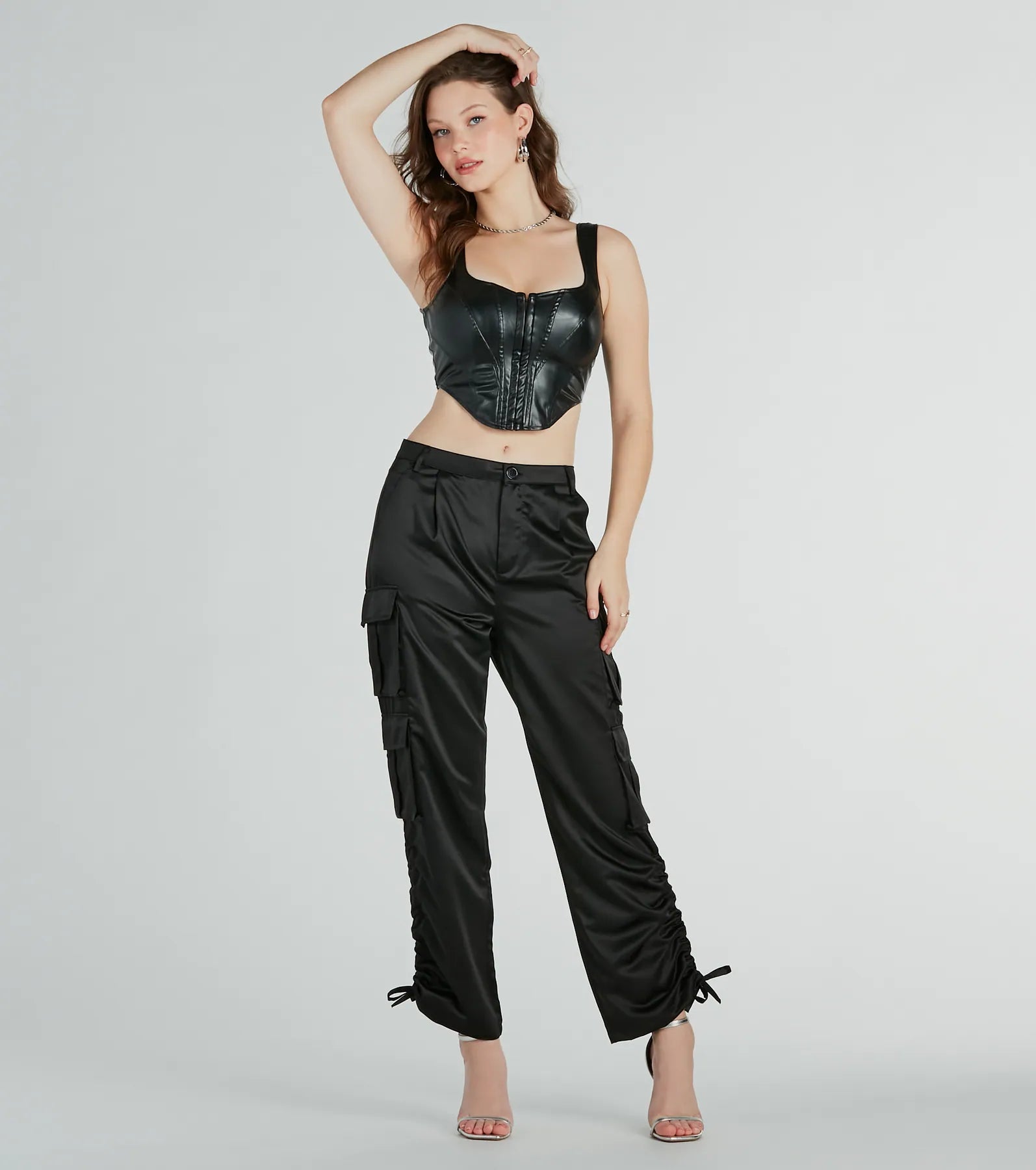 Ultimate Satin Cargo Pants - Trendy & Chic