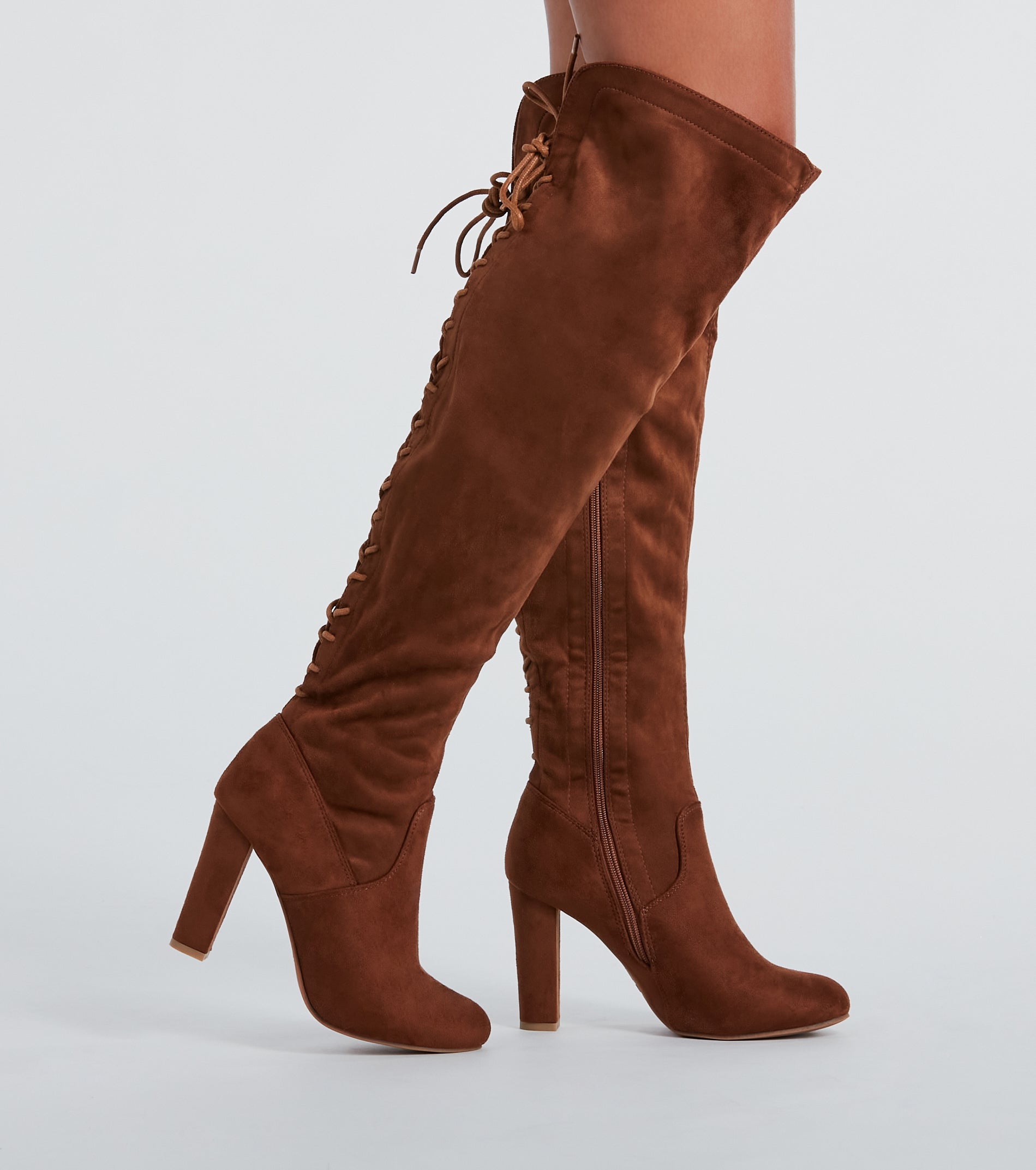 Ultimate Strut Lace-Up Over-The-Knee Boots