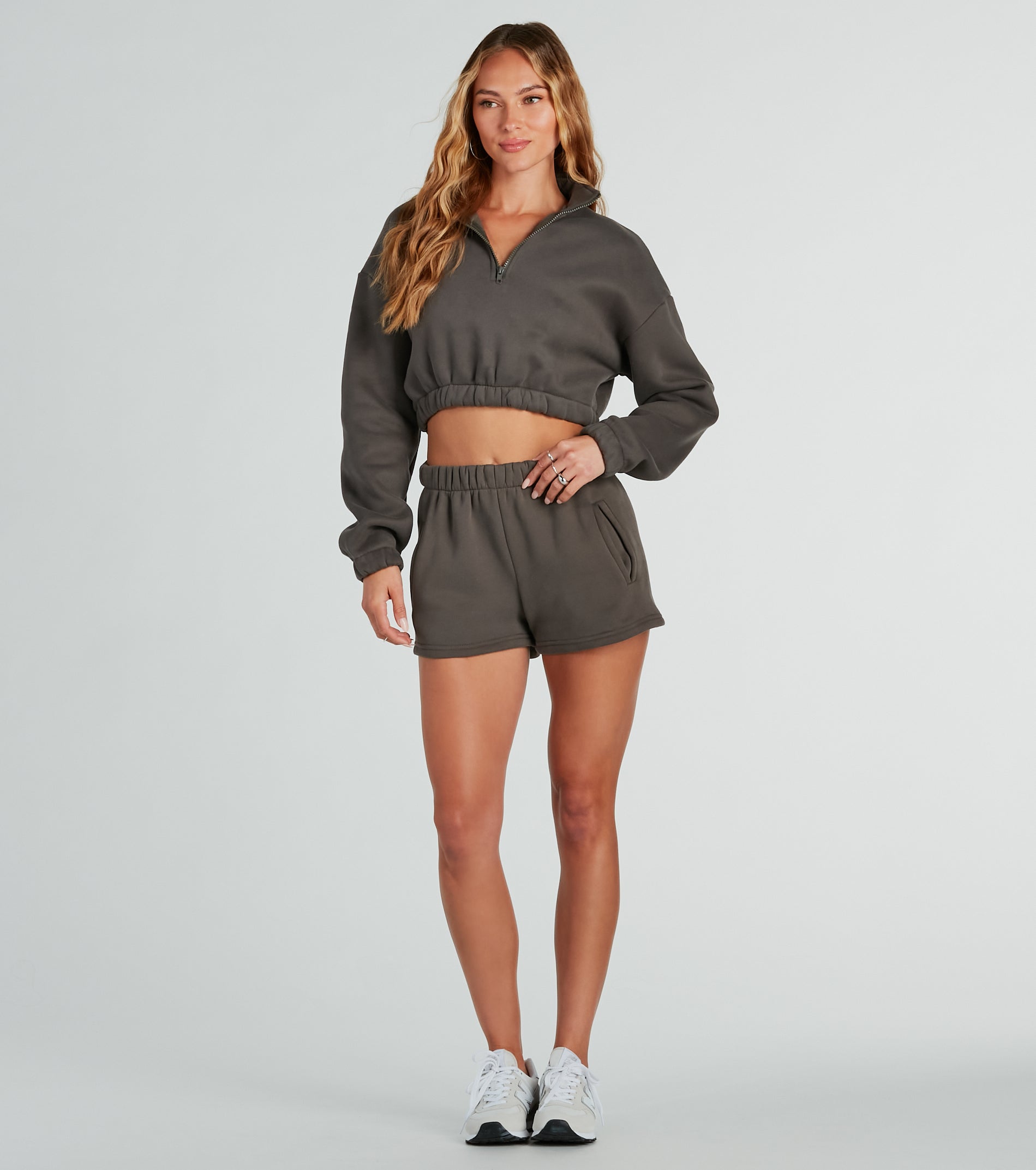 Ultimate Weekend High-Rise Fleece Shorts