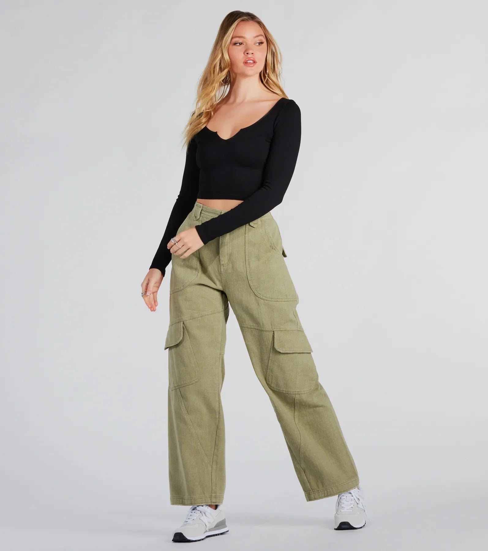 Premium Casual Mood Wide-Leg Cargo Pants - Upgrade Your Style