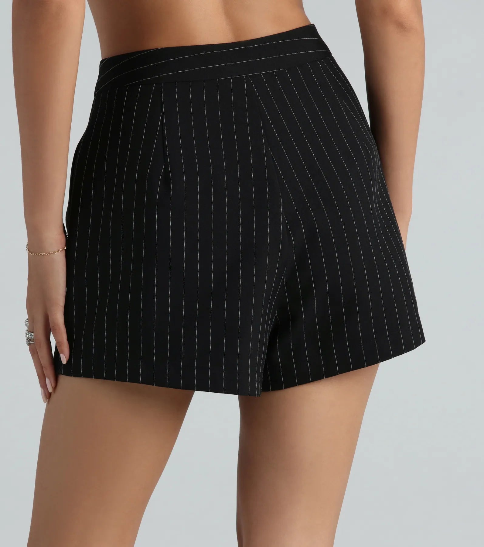 Premium Iconic Vibes Pinstripe Shorts - Ultimate Style Upgrade