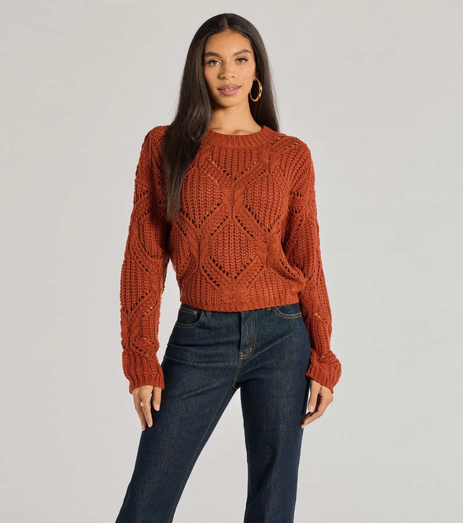 Premium Cozy Mood Cable Knit Sweater - Ultimate Comfort