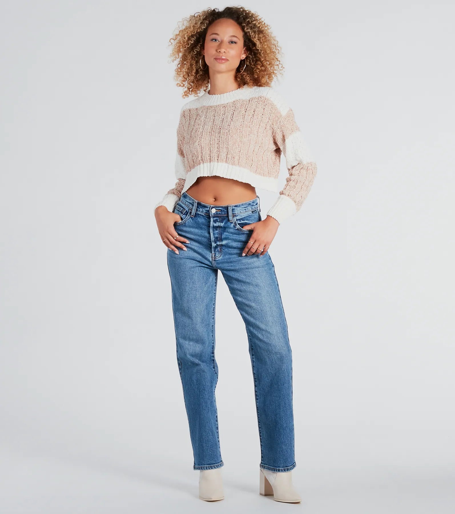 Premium High-Rise Straight-Leg Boyfriend Jeans - Ultimate Comfort & Style