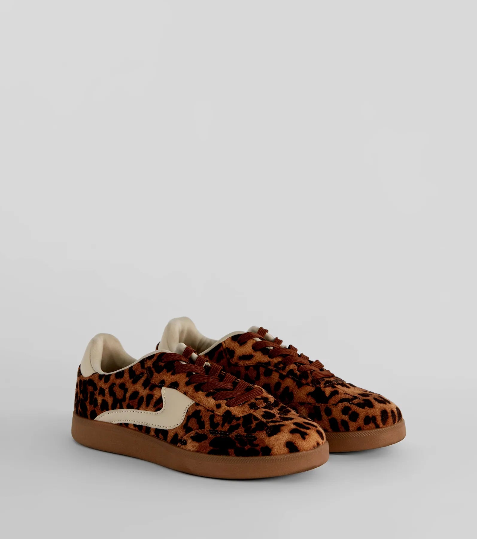 Premium Leopard Faux Suede Sneakers - Ultimate Style Upgrade