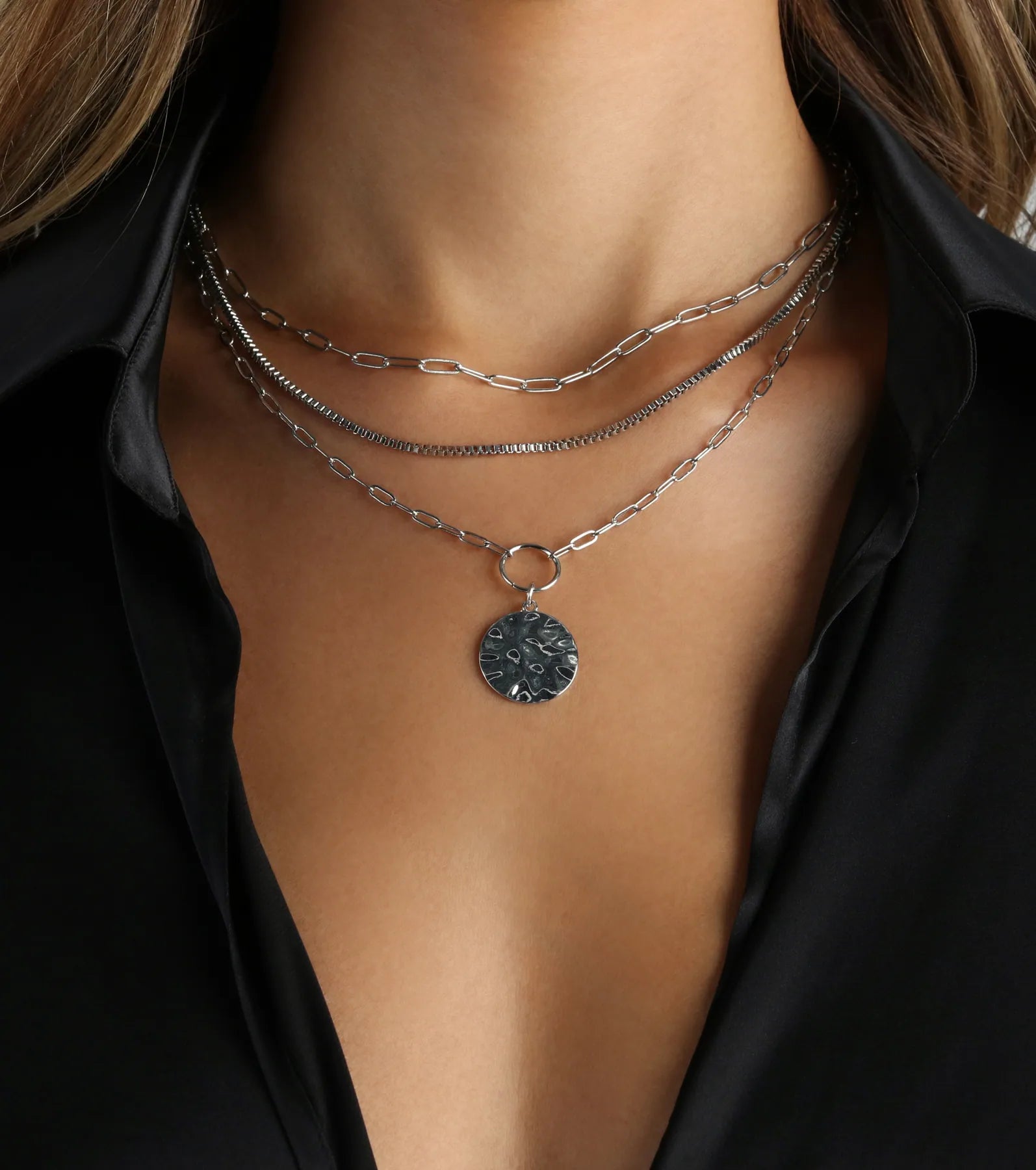 Premium Charmed By You Layered Chain Necklace - Ultimate Style Upgrade