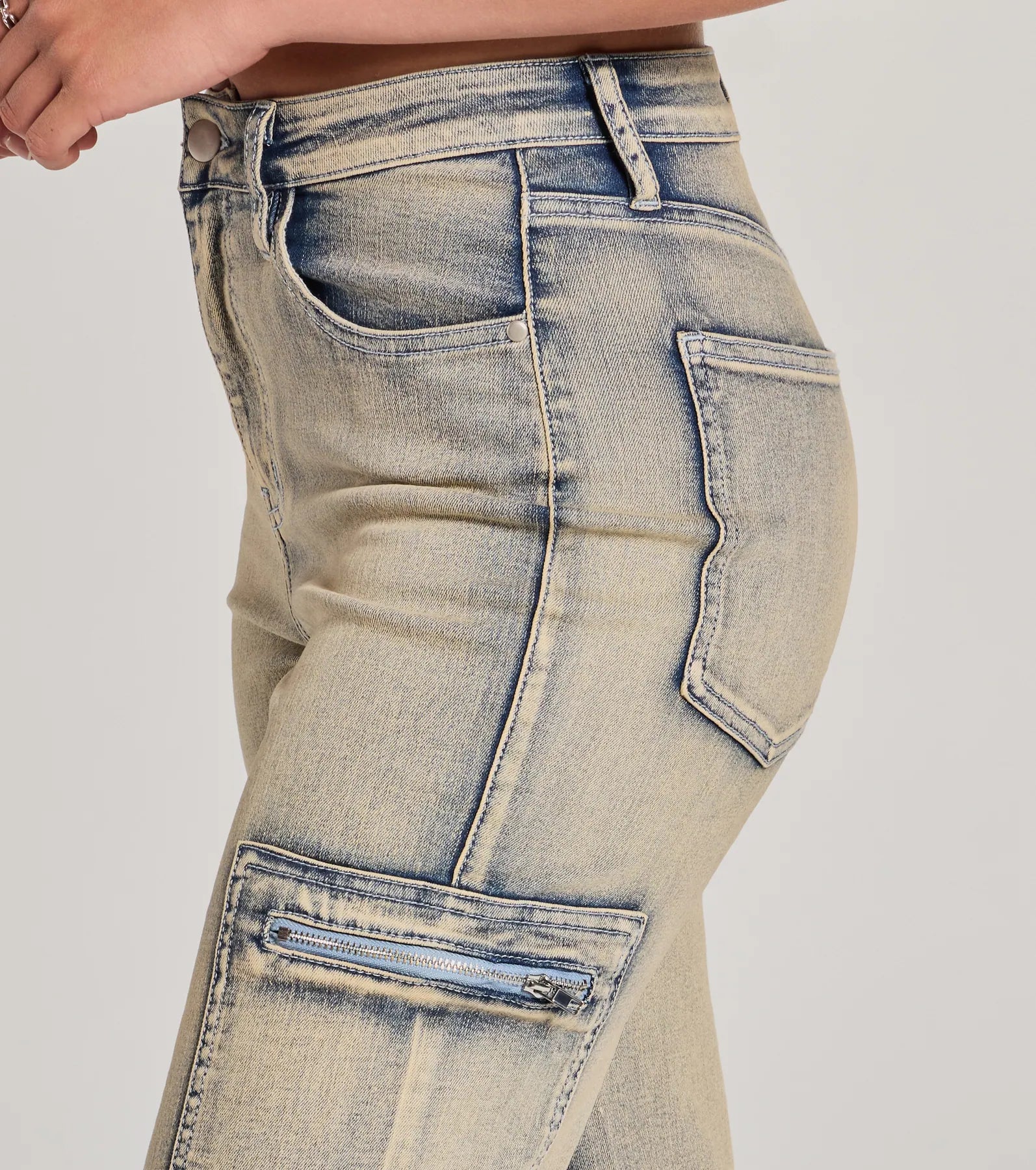 Ultimate Cool Edge High-Rise Straight-Leg Denim Jeans