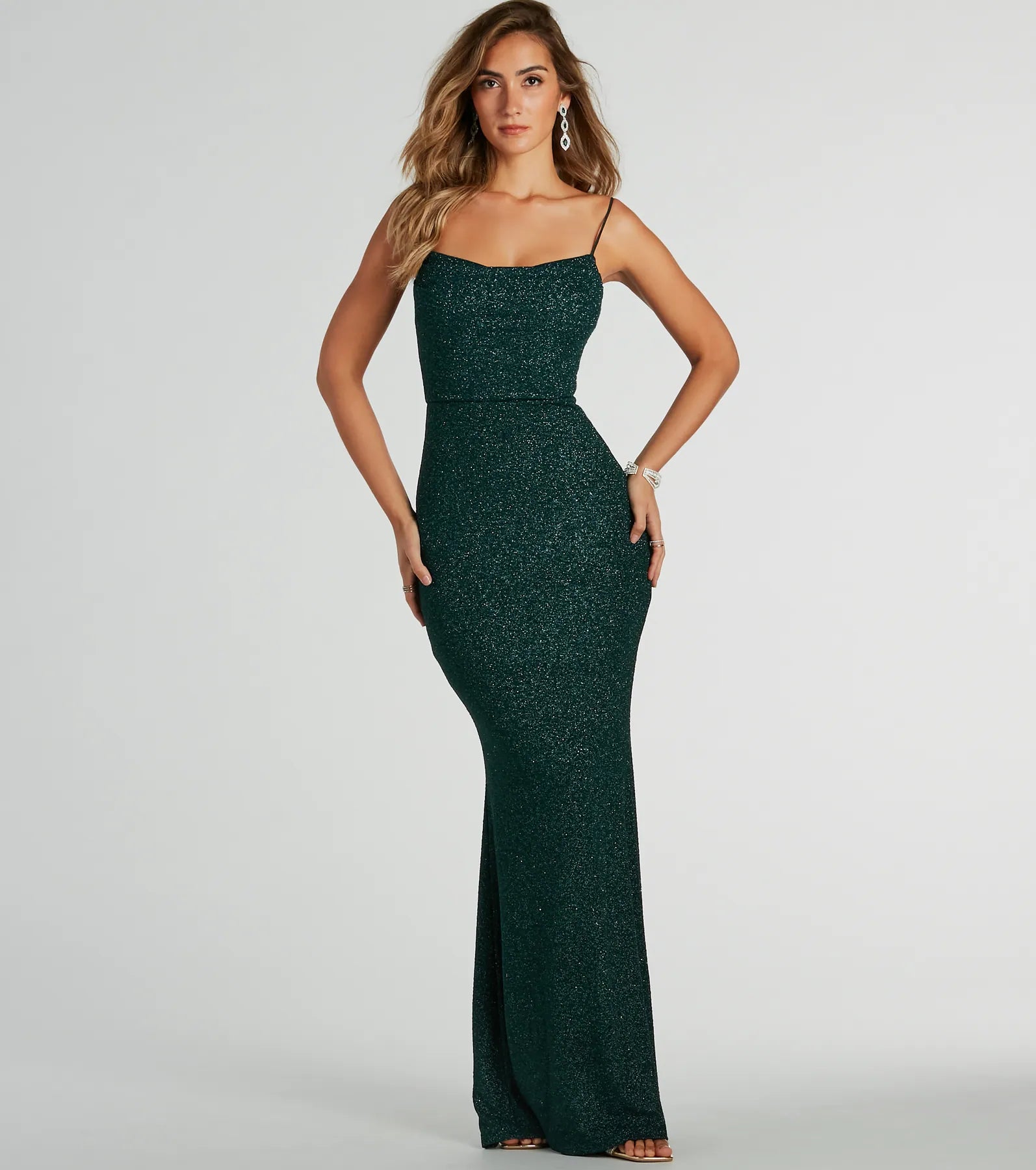 Erica Premium Glitter Mermaid Gown for Special Occasions