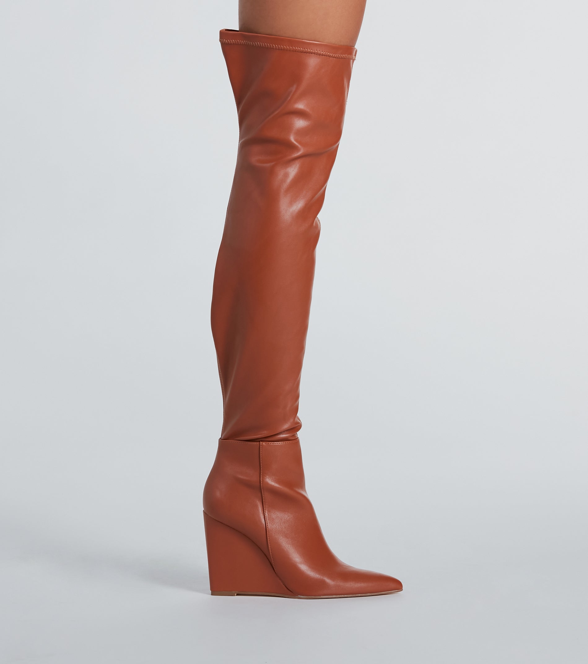 Ultimate Statement Wedge Over-The-Knee Boots