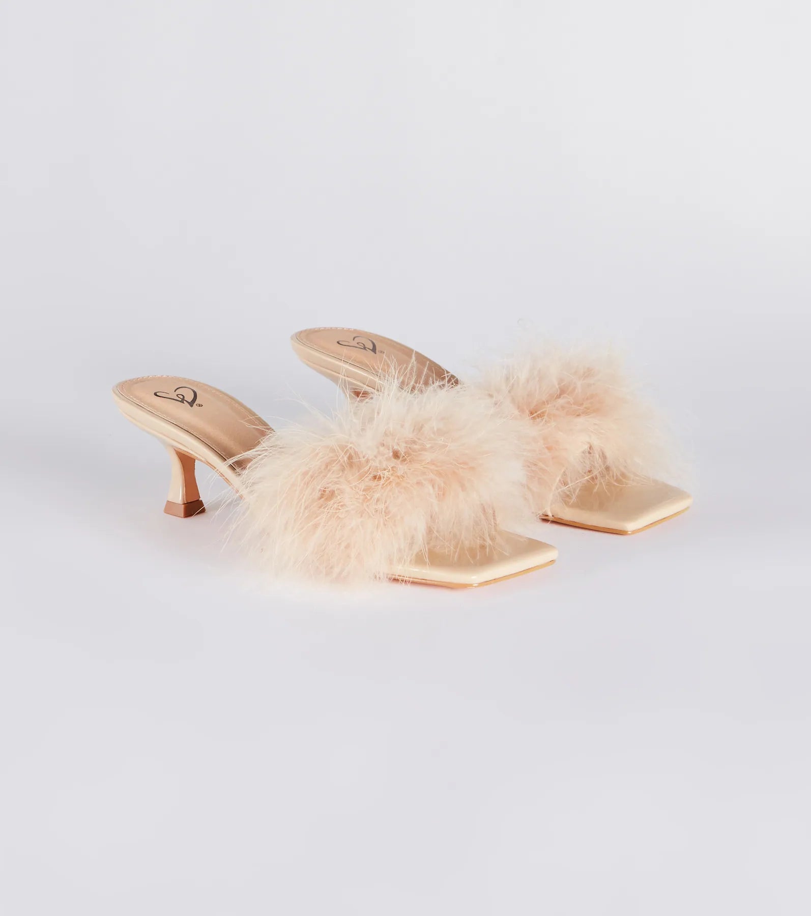 Ultimate Glam Marabou Kitten Heel Mules - Premium Party Style