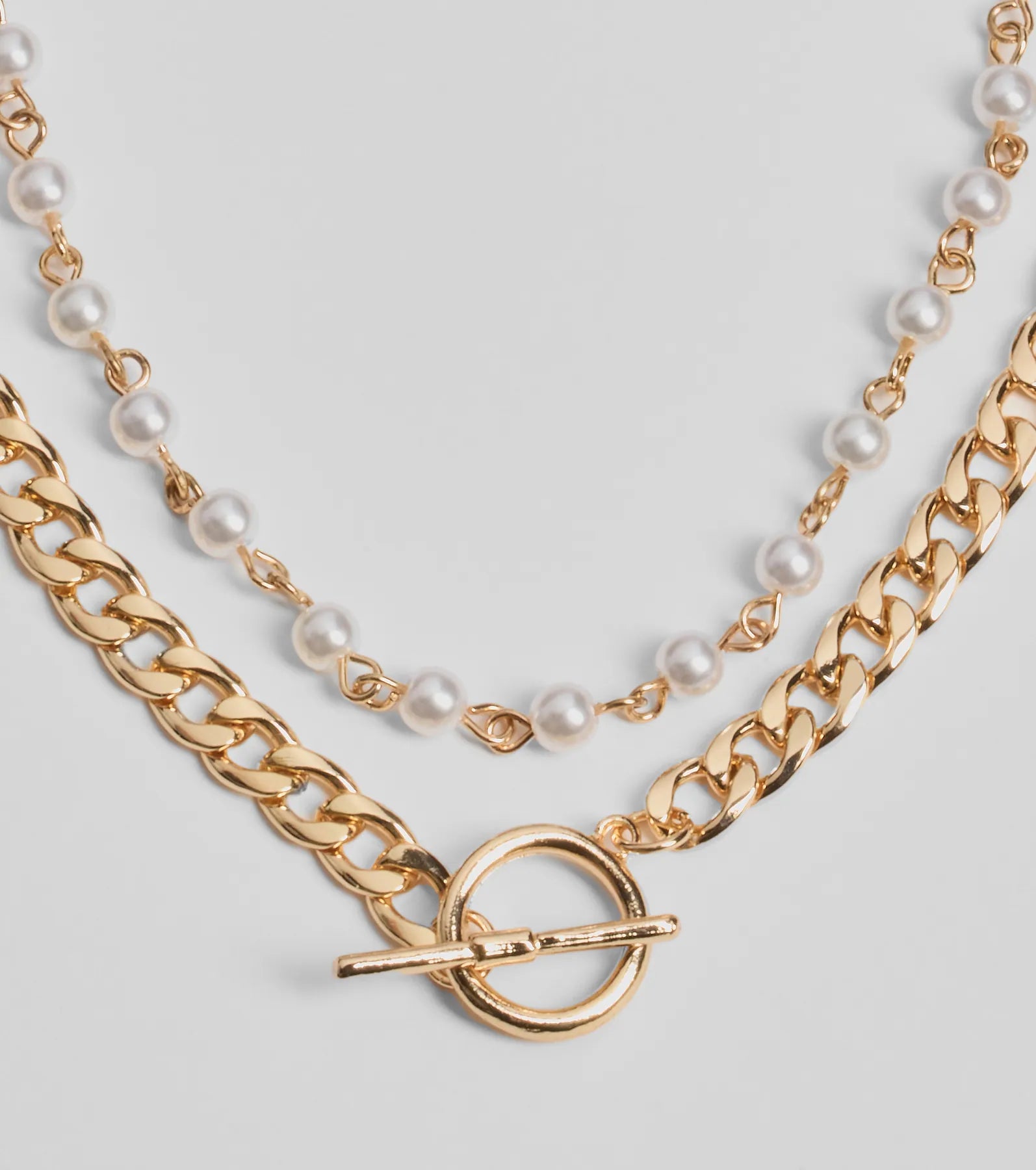 Ultimate Glamour Duo: Premium Layered Chain Necklace Set