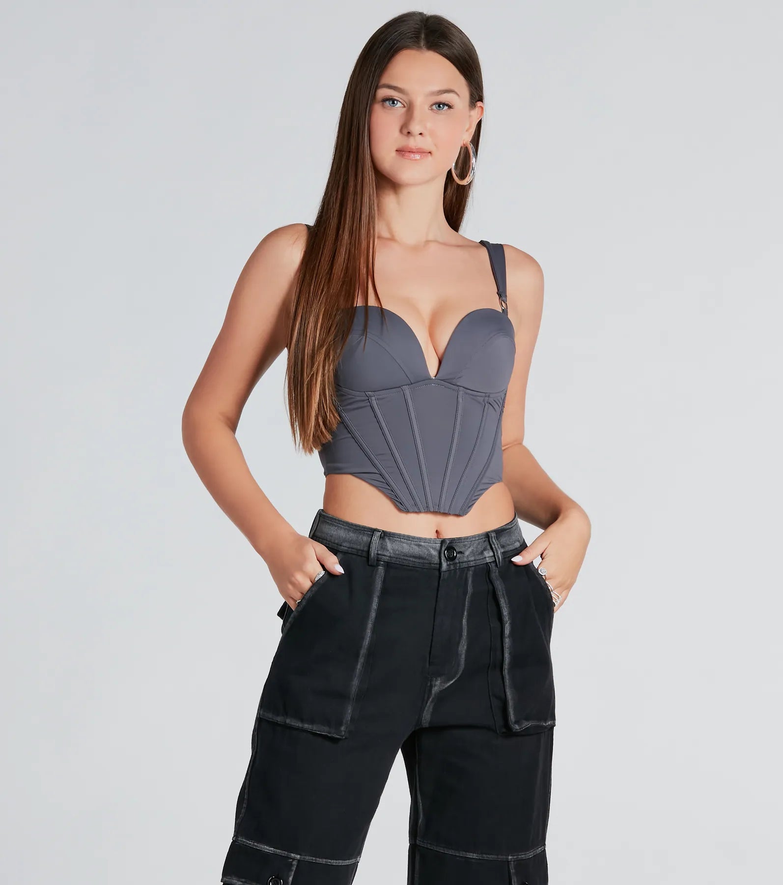 Ultimate Sweet & Sultry Cropped Bustier Top - Premium Style