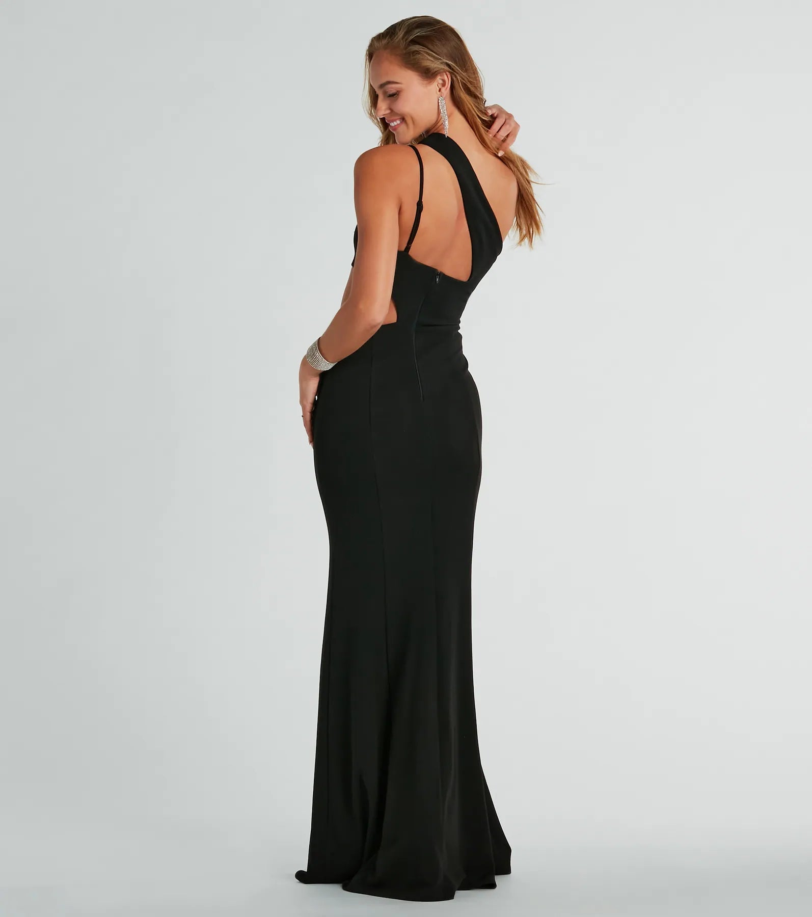 Ultimate Glam V-Neck Cutout Mermaid Evening Gown