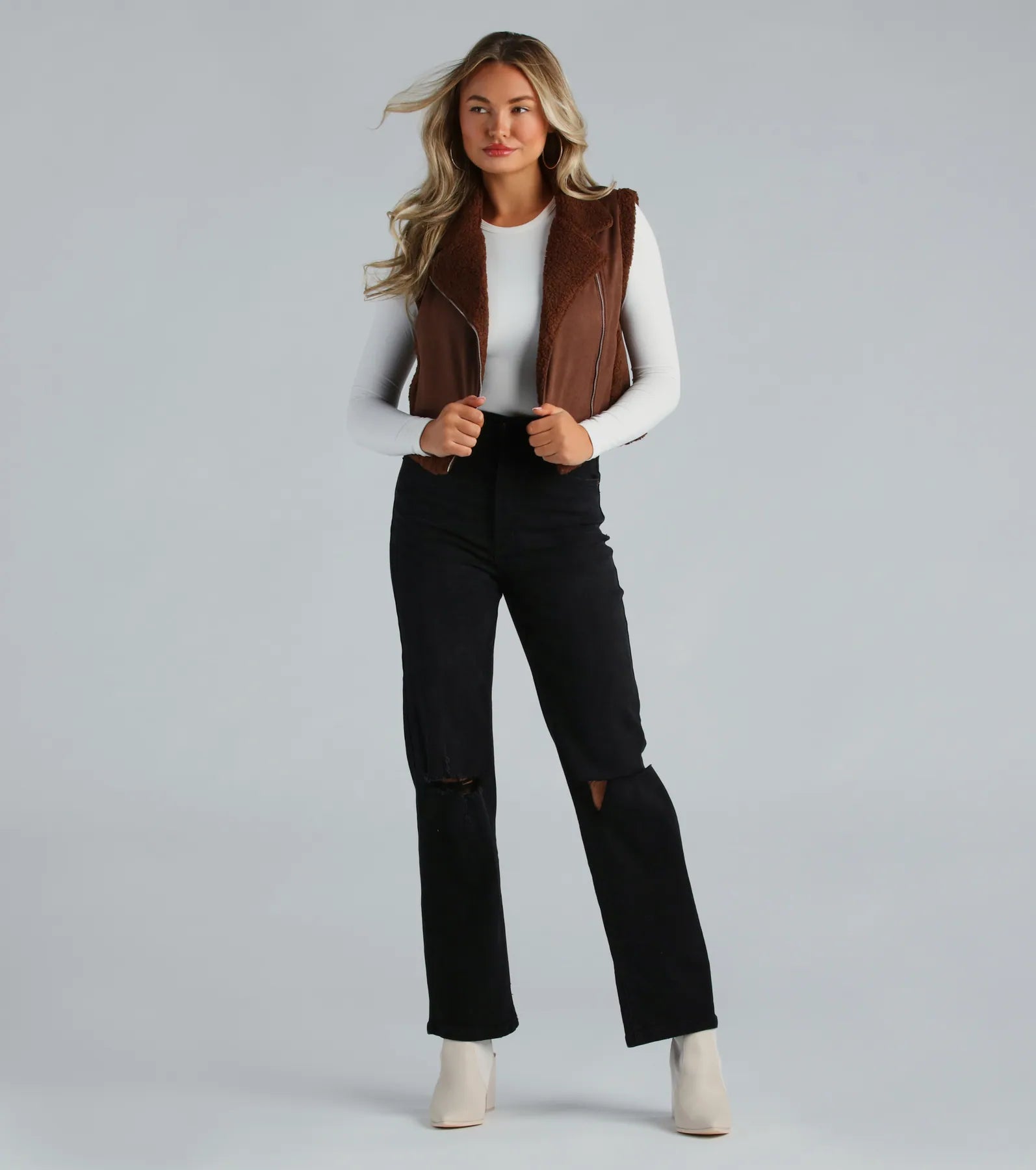 Premium Cozy Faux Sherpa Vest - Ultimate Fall Staple