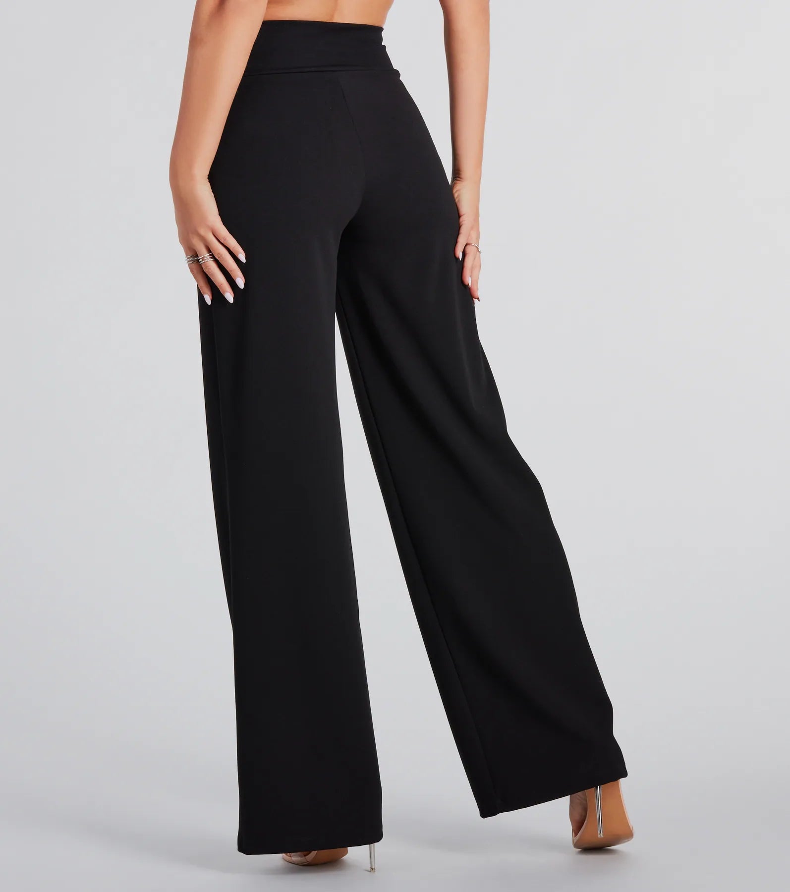 Premium Chic Belt-Detail Trouser Pants - Ultimate Style Upgrade