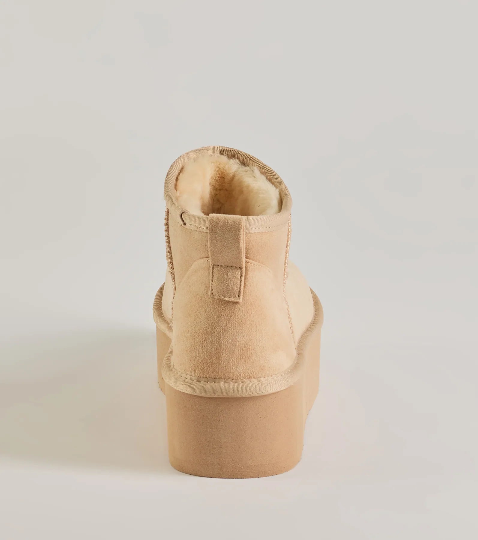 Ultimate Cozy Faux Sherpa Lined Platform Booties - Winter Comfort Essentials