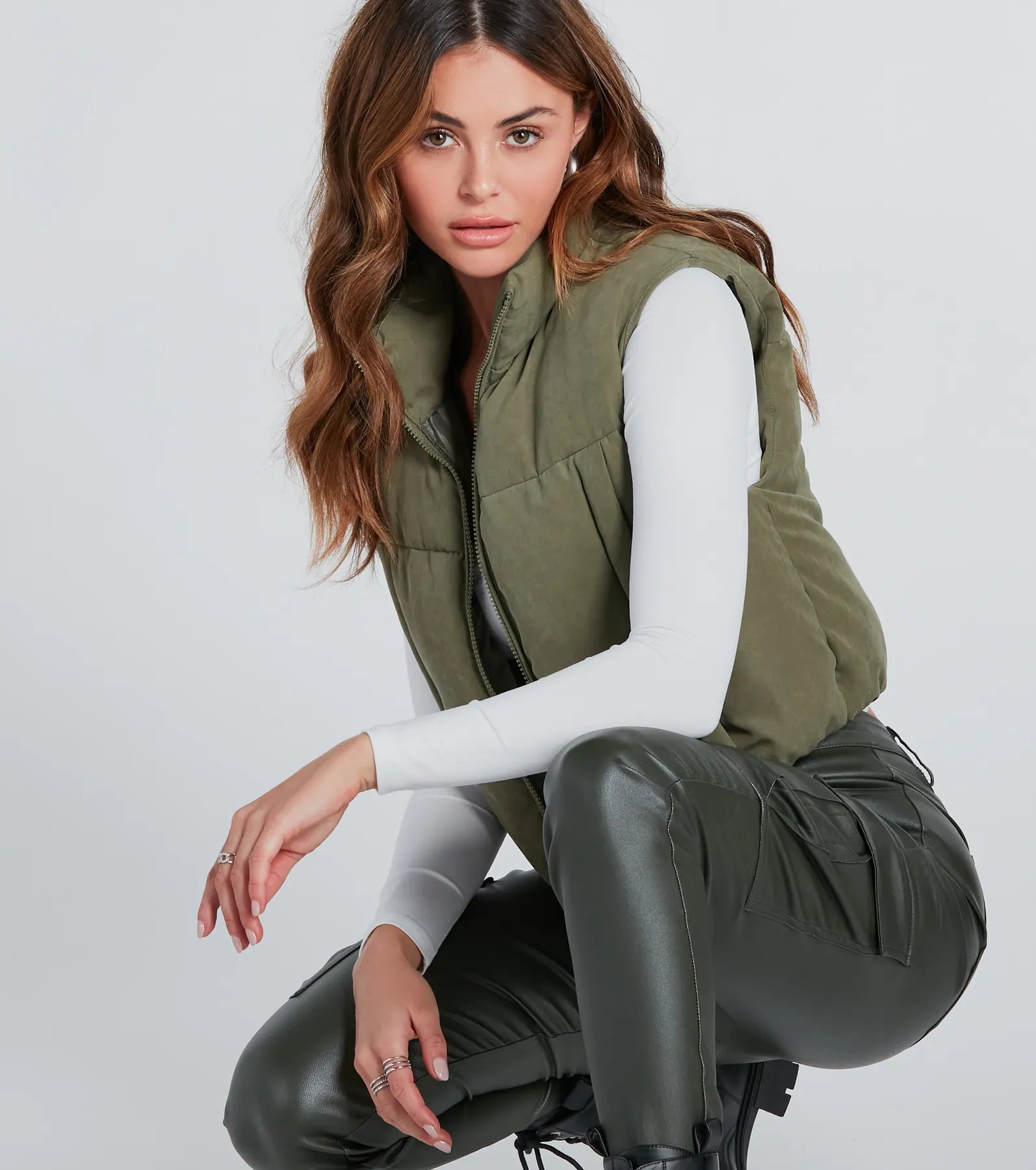 Premium Aspen Bound Brushed Twill Puffer Vest - Ultimate Winter Style