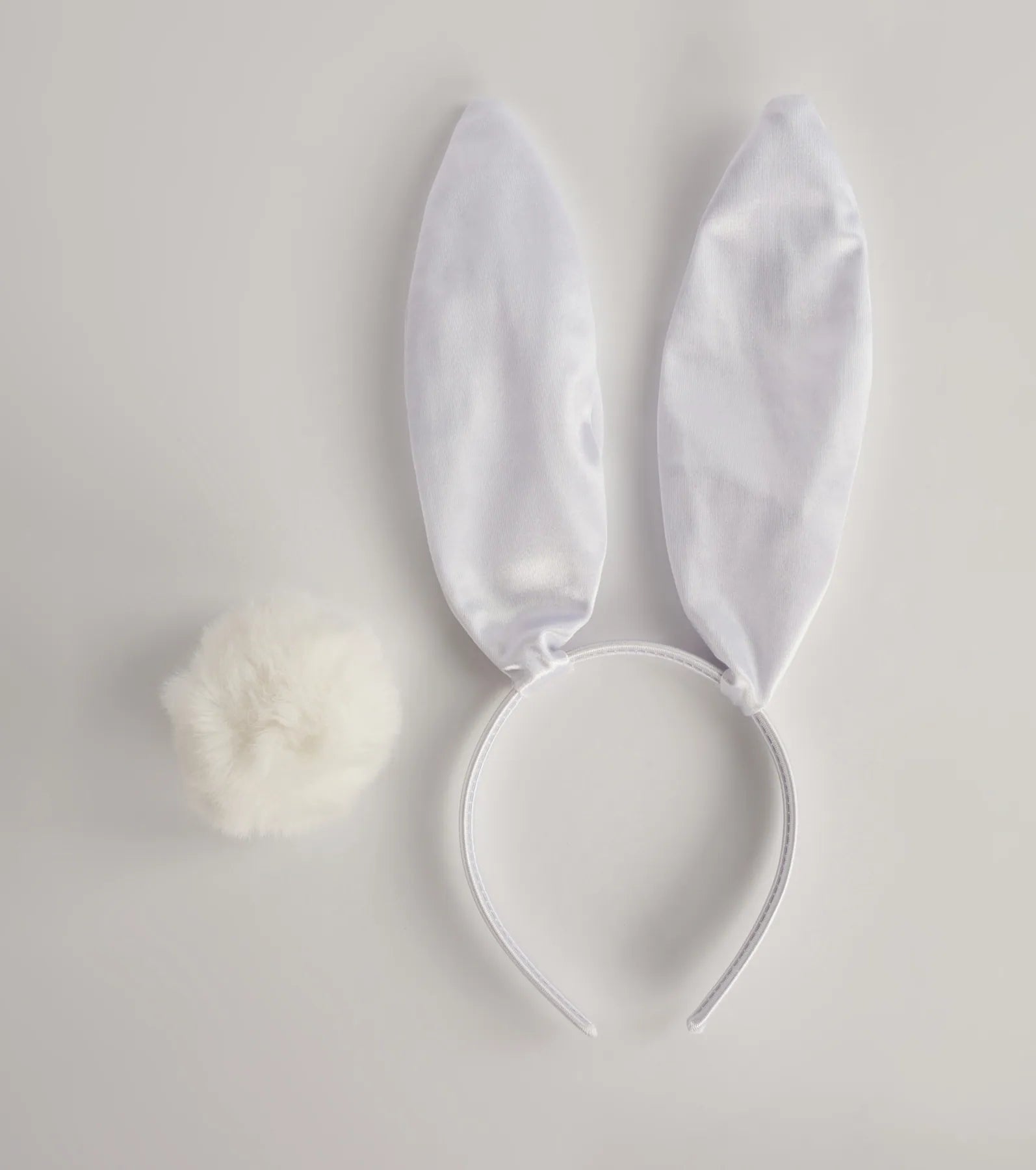 Ultimate Bunny Idol Satin Ears & Tail Set - Premium Halloween Accessories
