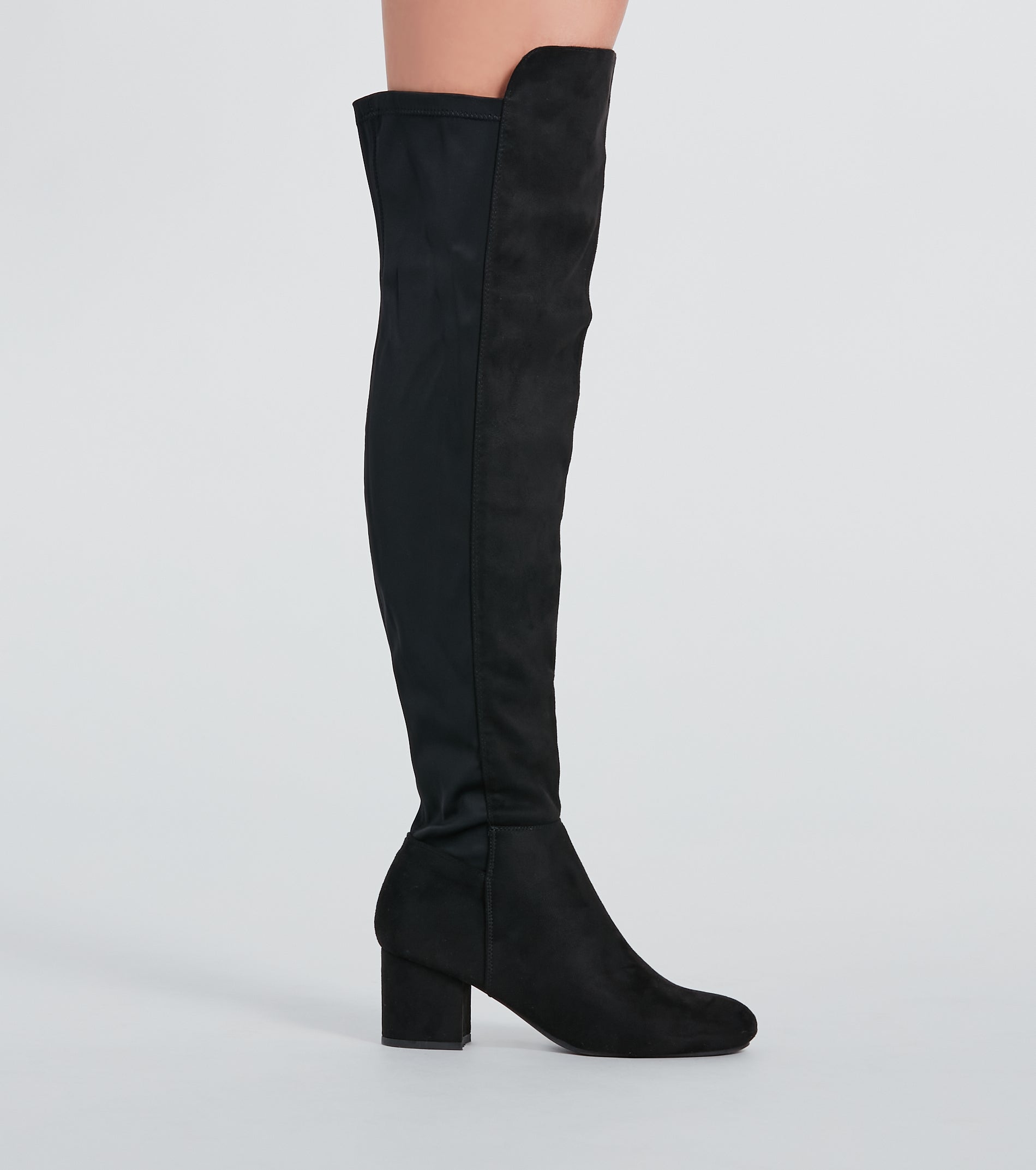 Ultimate Style Staple: Premium Block Heel Over-The-Knee Boots