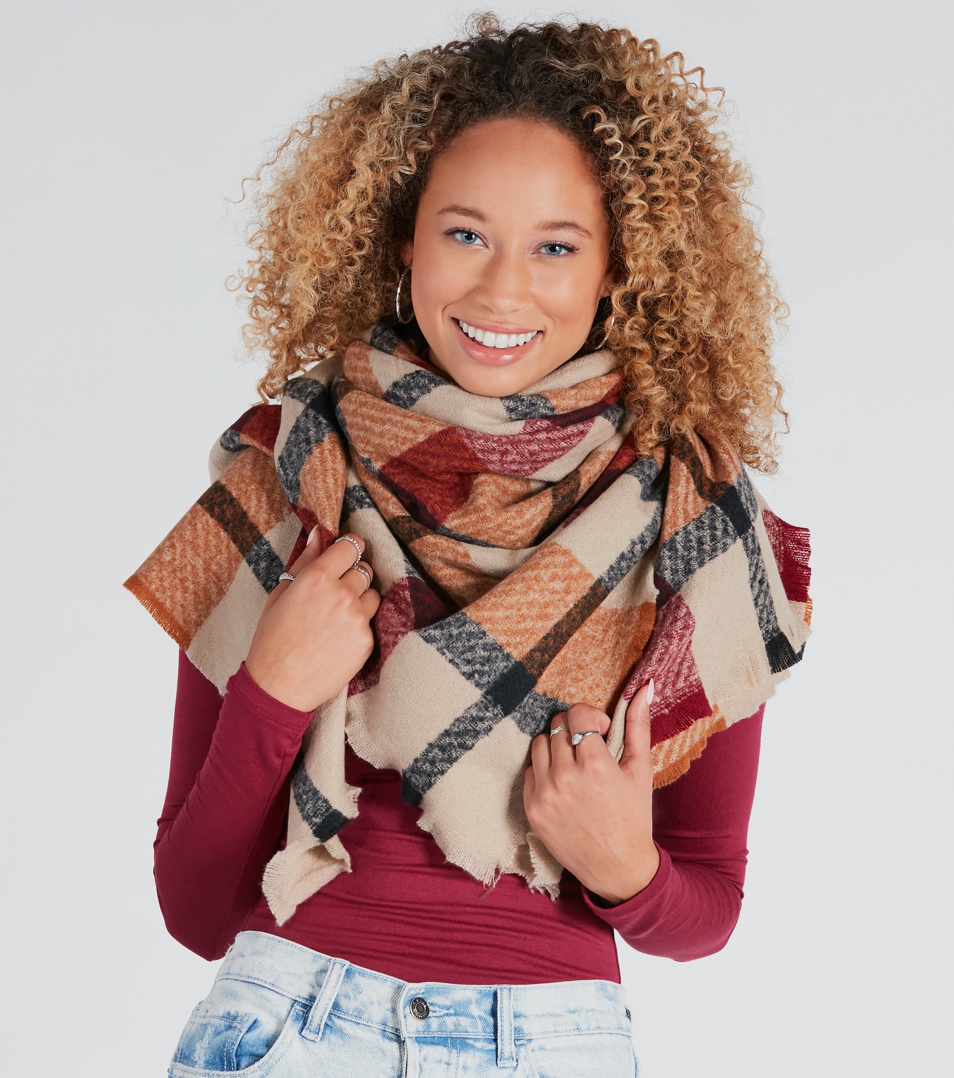 Ultimate Cozy Plaid Wrap Scarf - Premium Winter Essential