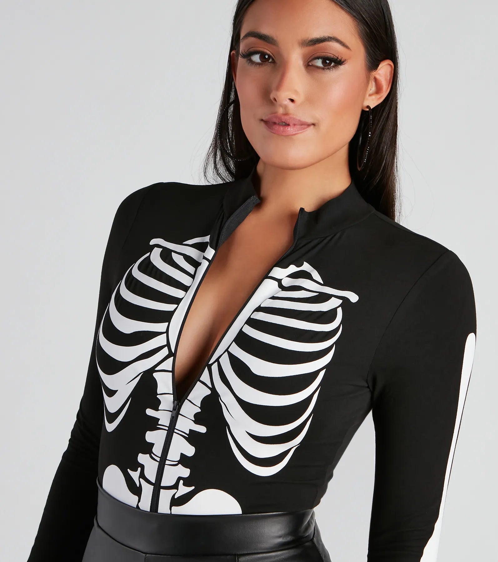 Ultimate Sultry Skeleton Halloween Bodysuit