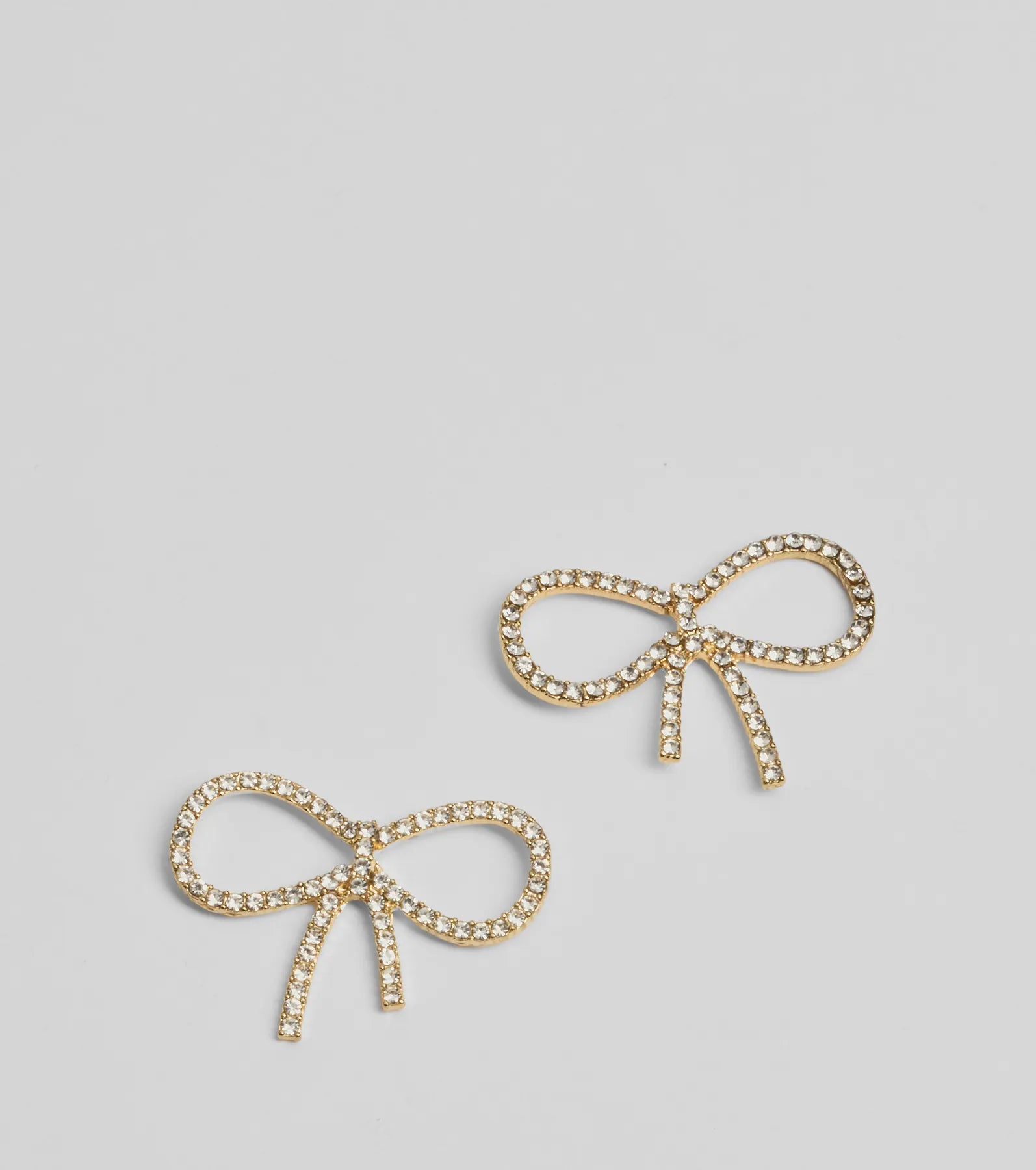 Premium Glam Rhinestone Bow Earrings – Ultimate Elegance