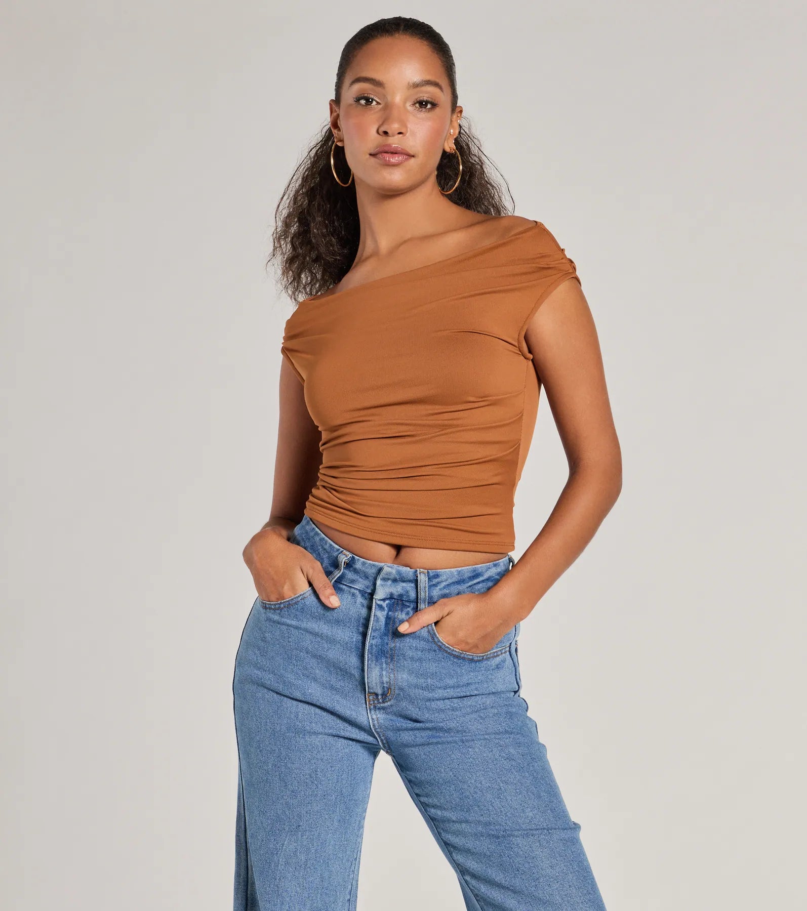 Premium Chic Off-The-Shoulder Knit Top - Ultimate Style Upgrade