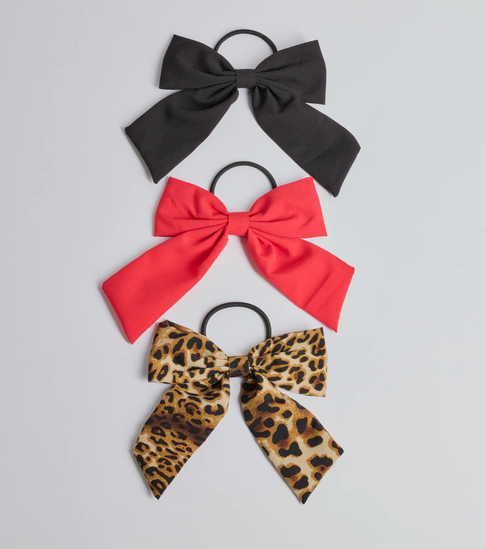 Premium Bow Hair Tie Trio Set - Upgrade Your Style