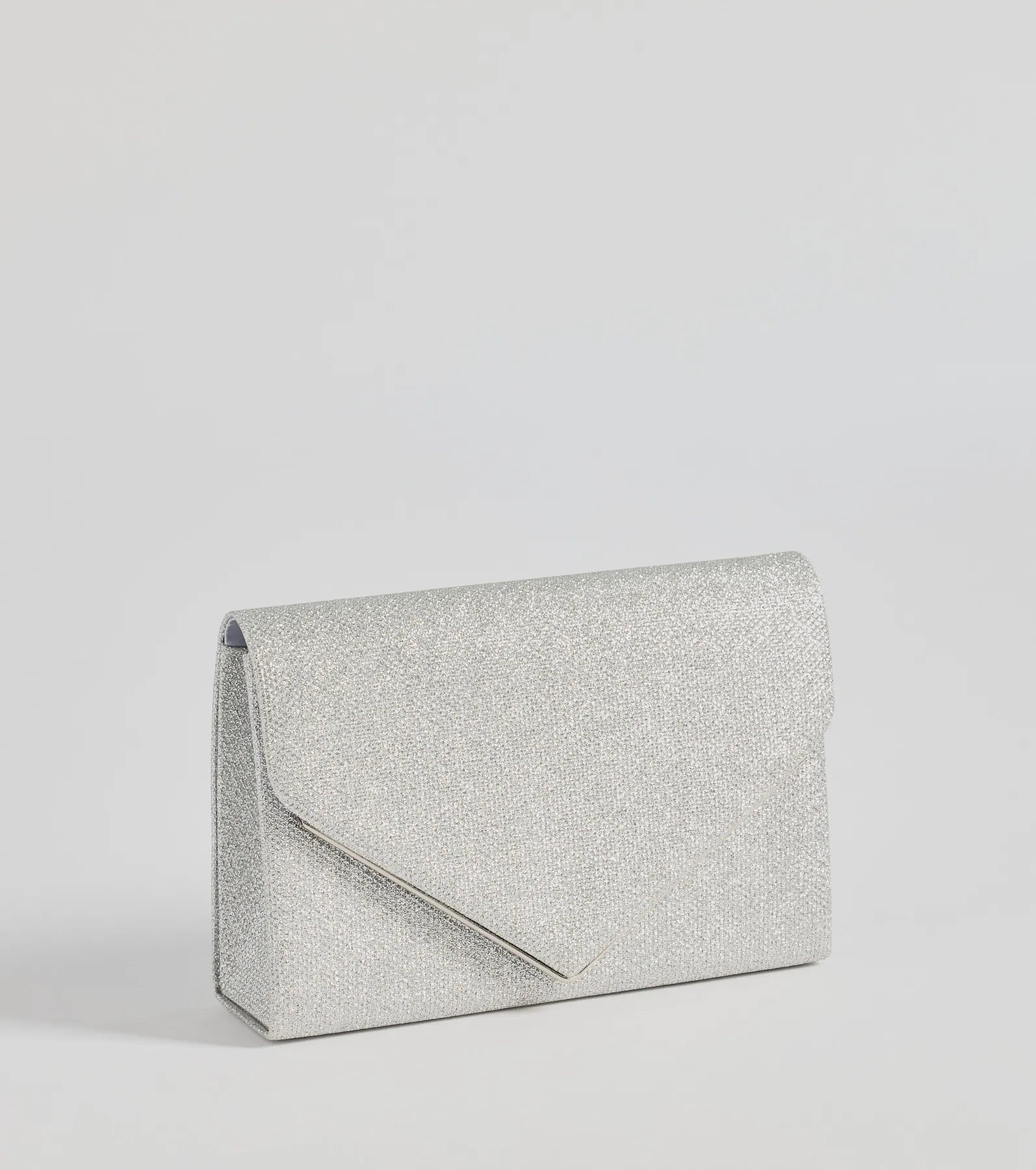 Ultimate Glam Glitter Envelope Clutch