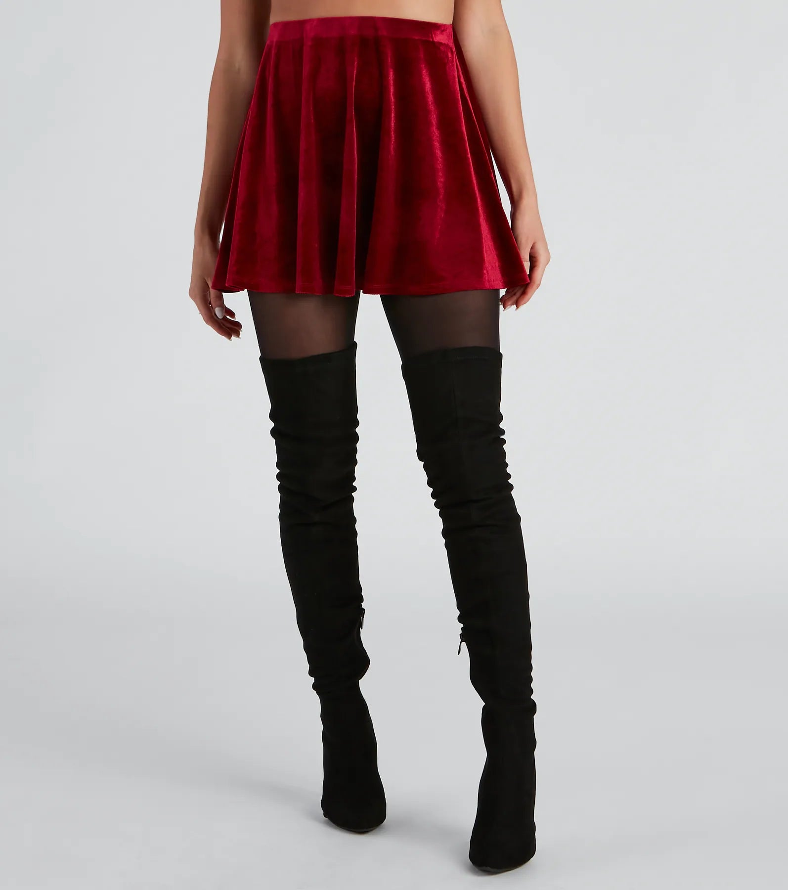 Ultimate Velvet Skater Skirt - Ready to Twirl