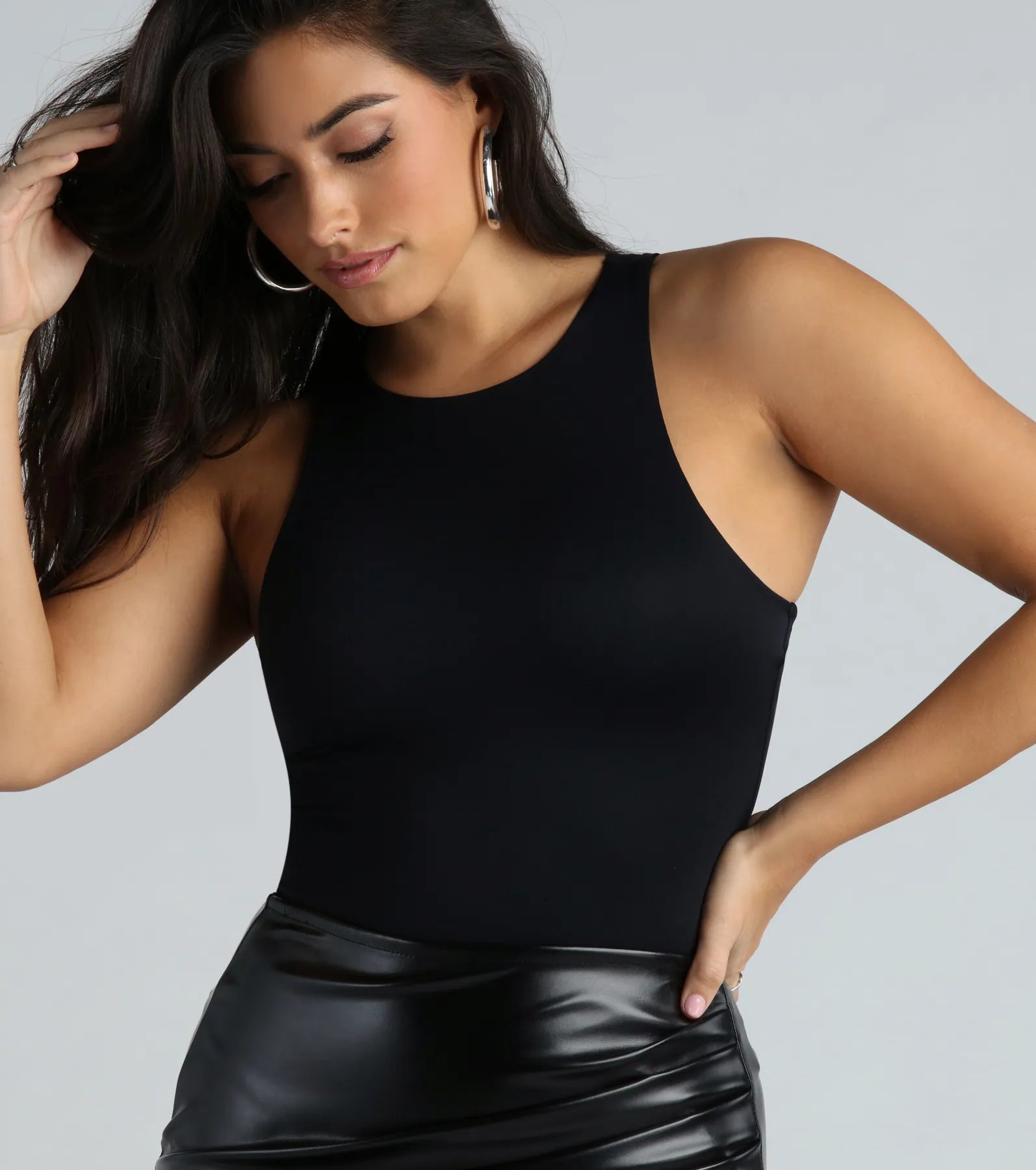 Ultimate Smooth Knit Tank Bodysuit - Upgrade Your Everyday Style