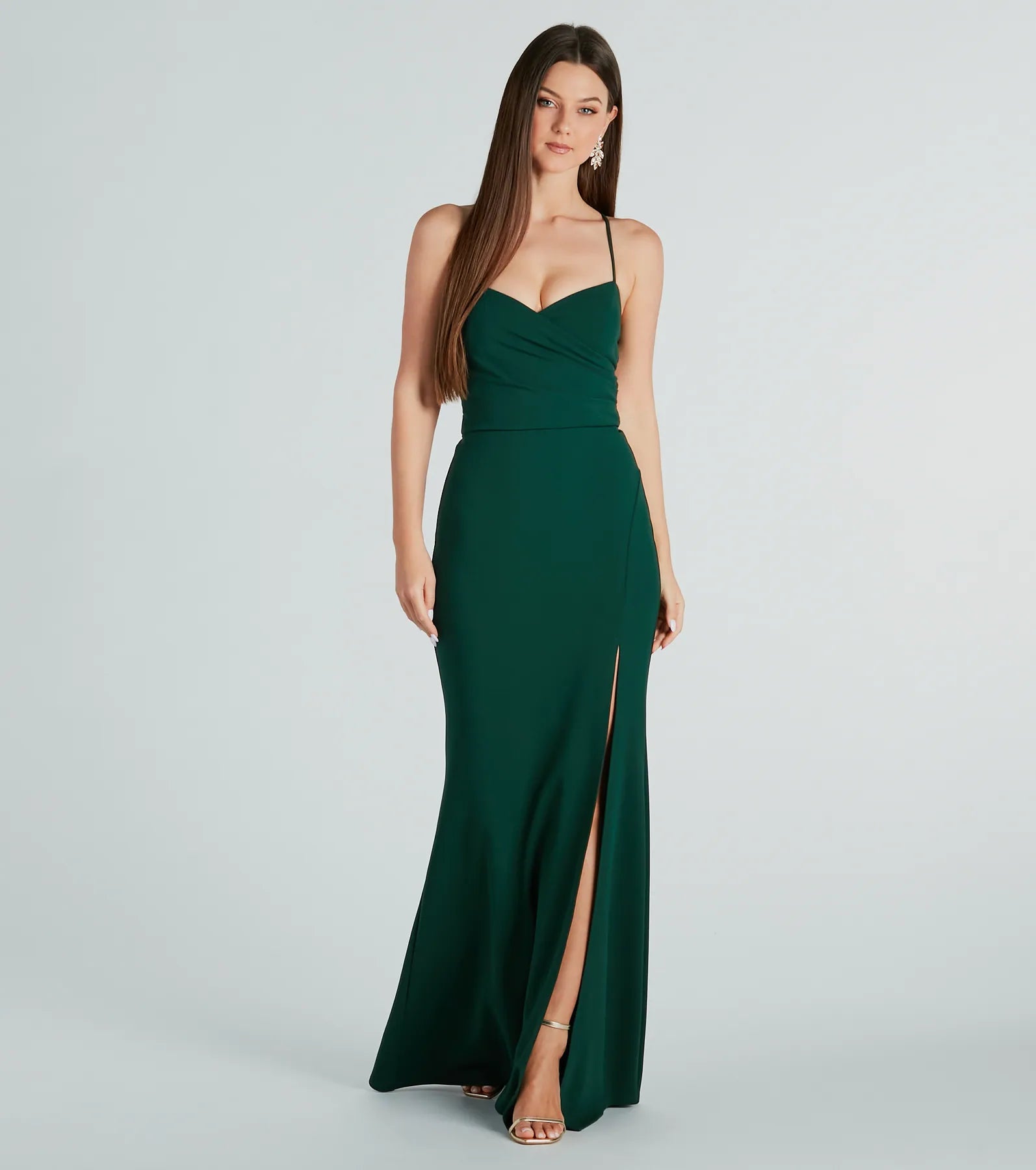 Ultimate Laylah Mermaid Dress - Lace-Up Back Elegance