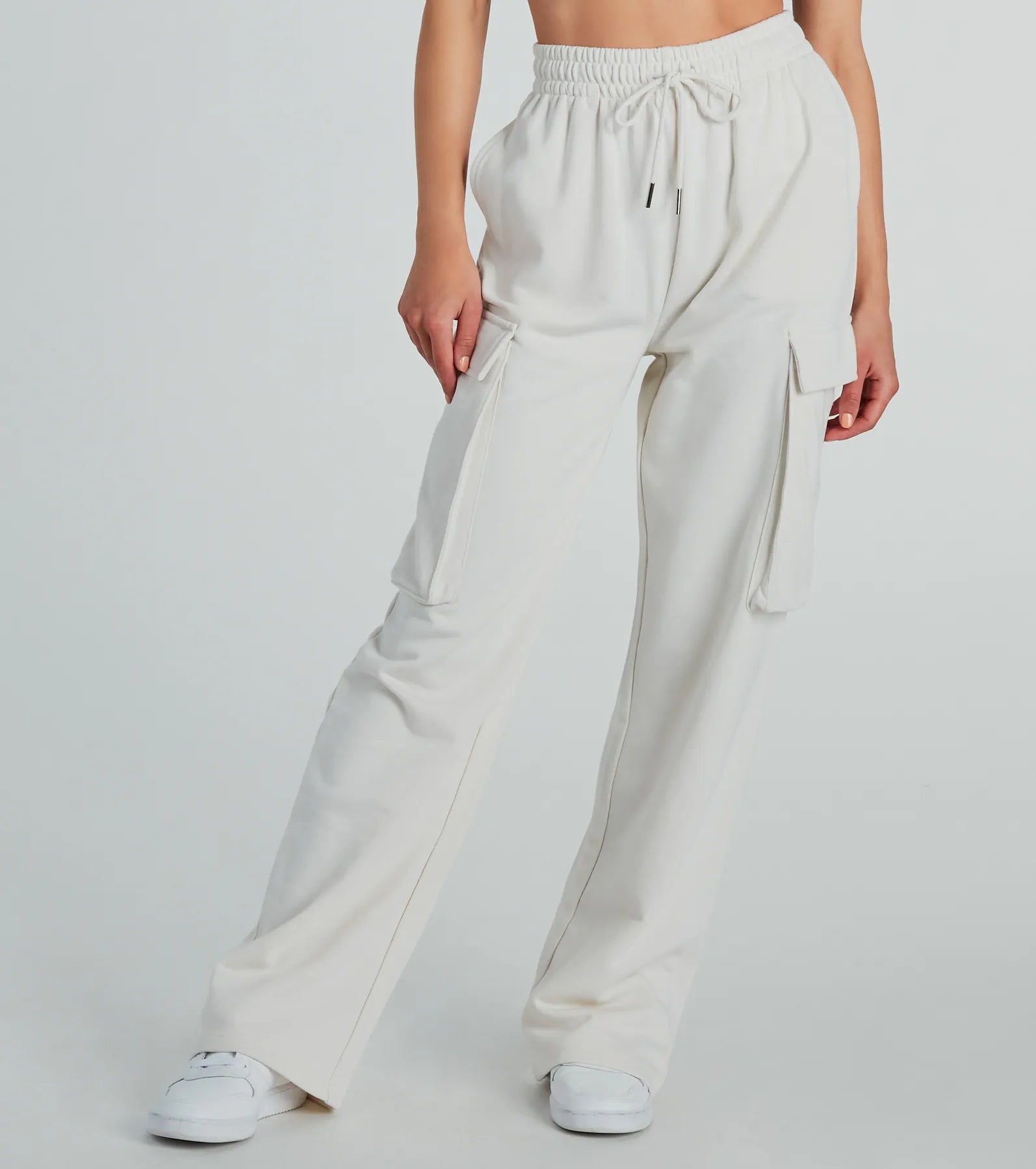 Ultimate Elevated Wide-Leg Cargo Sweatpants - Premium Comfort & Style