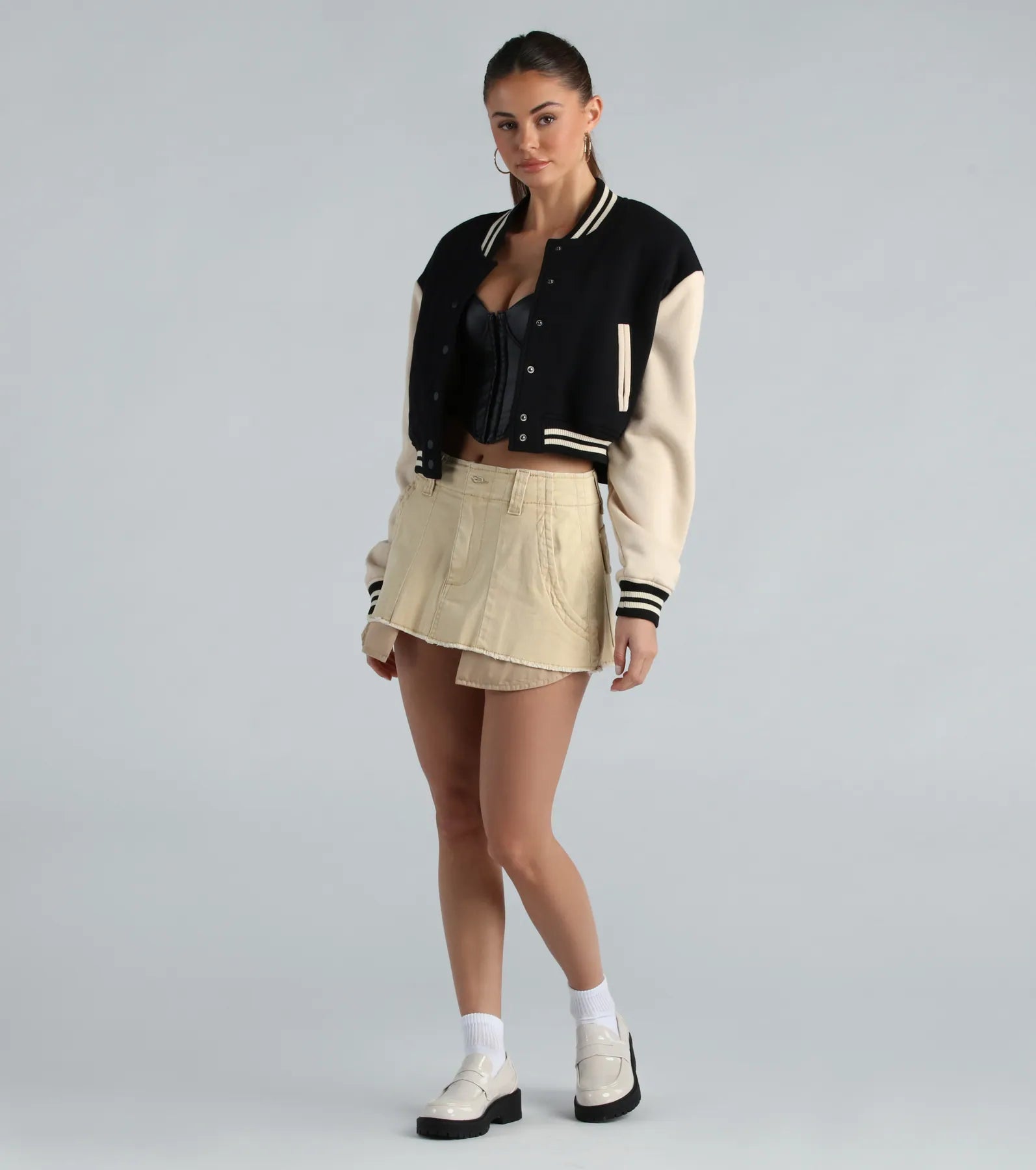 Premium All-Star Sherpa-Lined Varsity Jacket