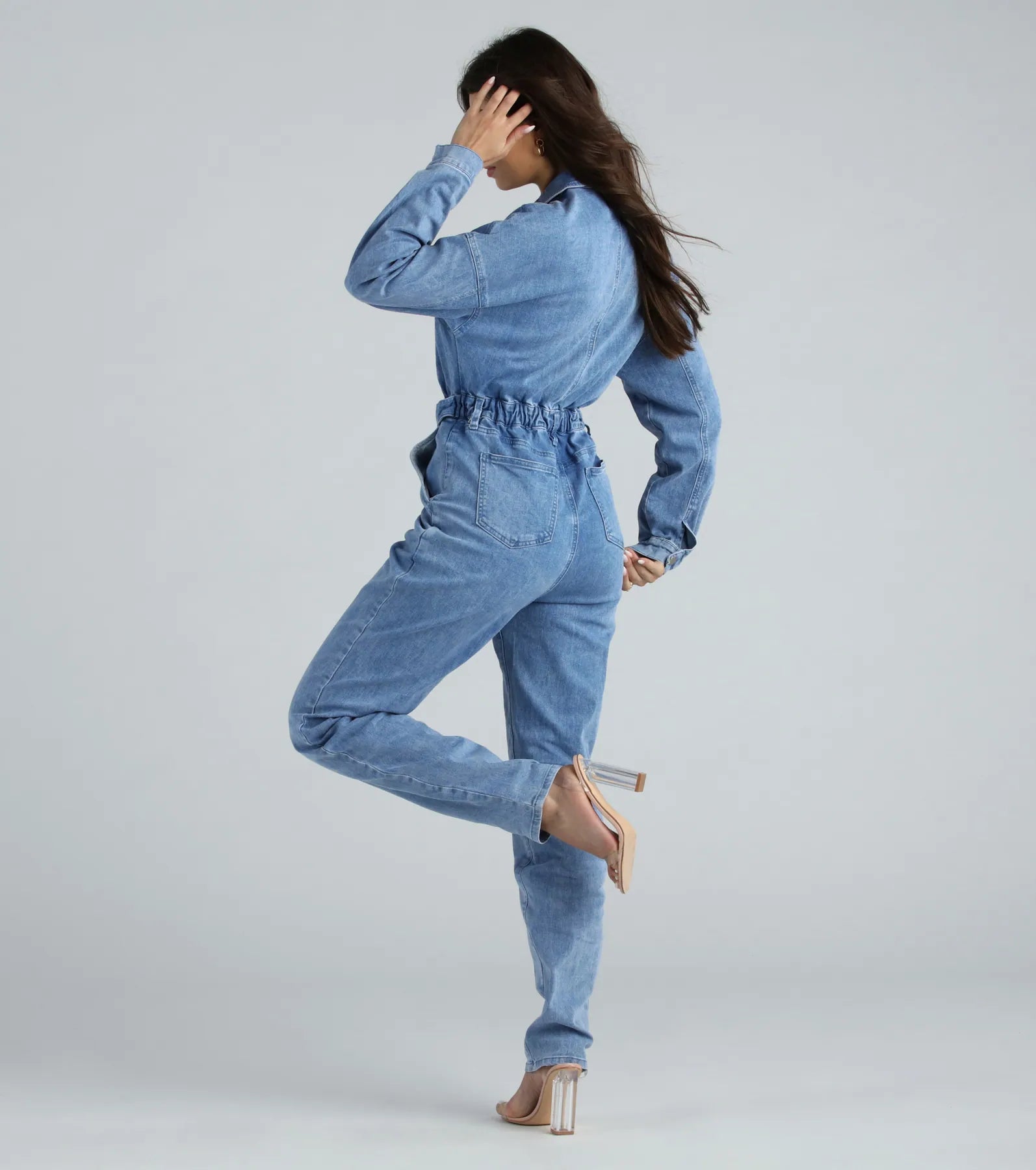 Ultimate Weekend Chic Denim Jumpsuit