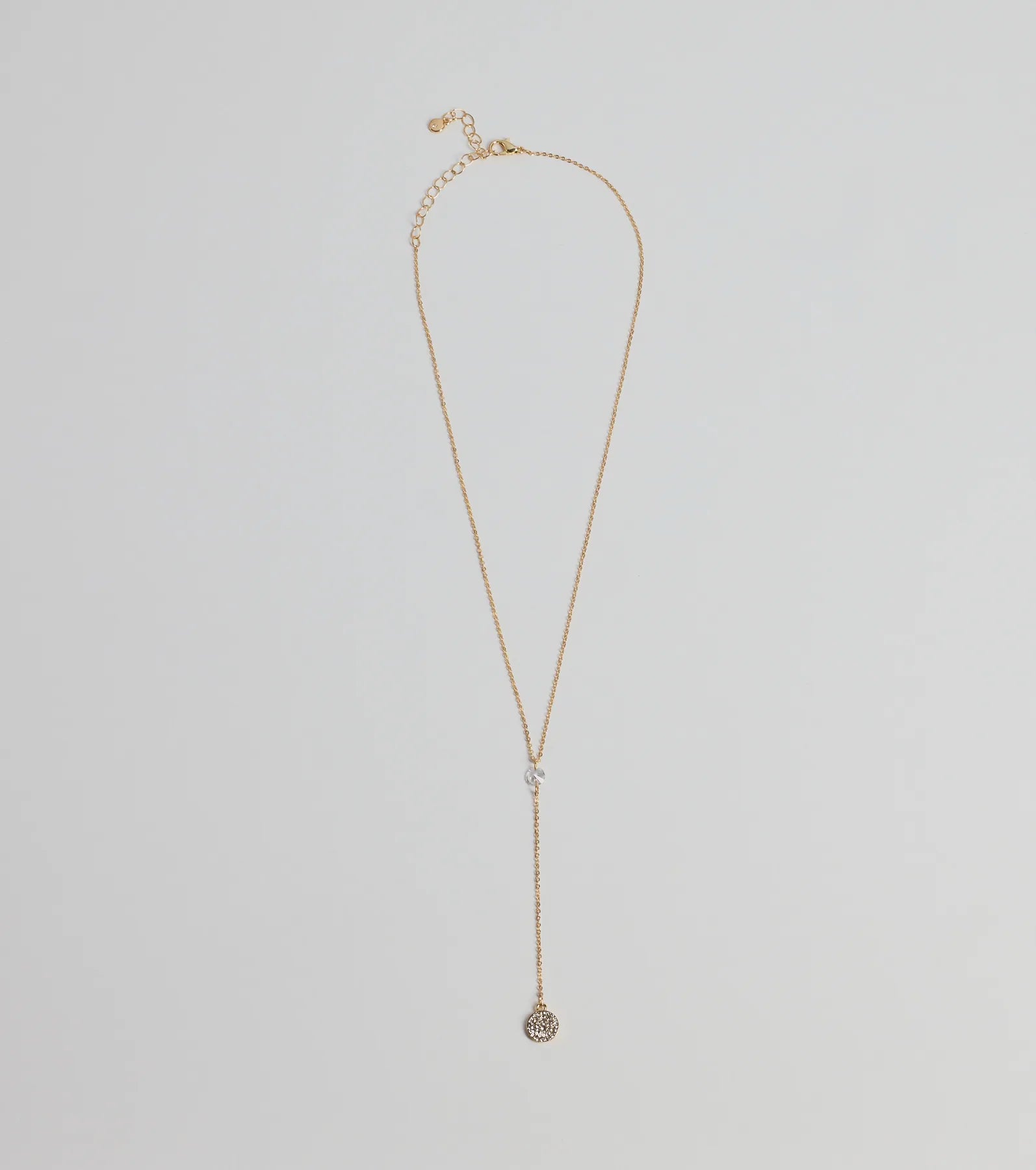 Premium Glam Rhinestone Lariat Necklace - Ultimate Elegance