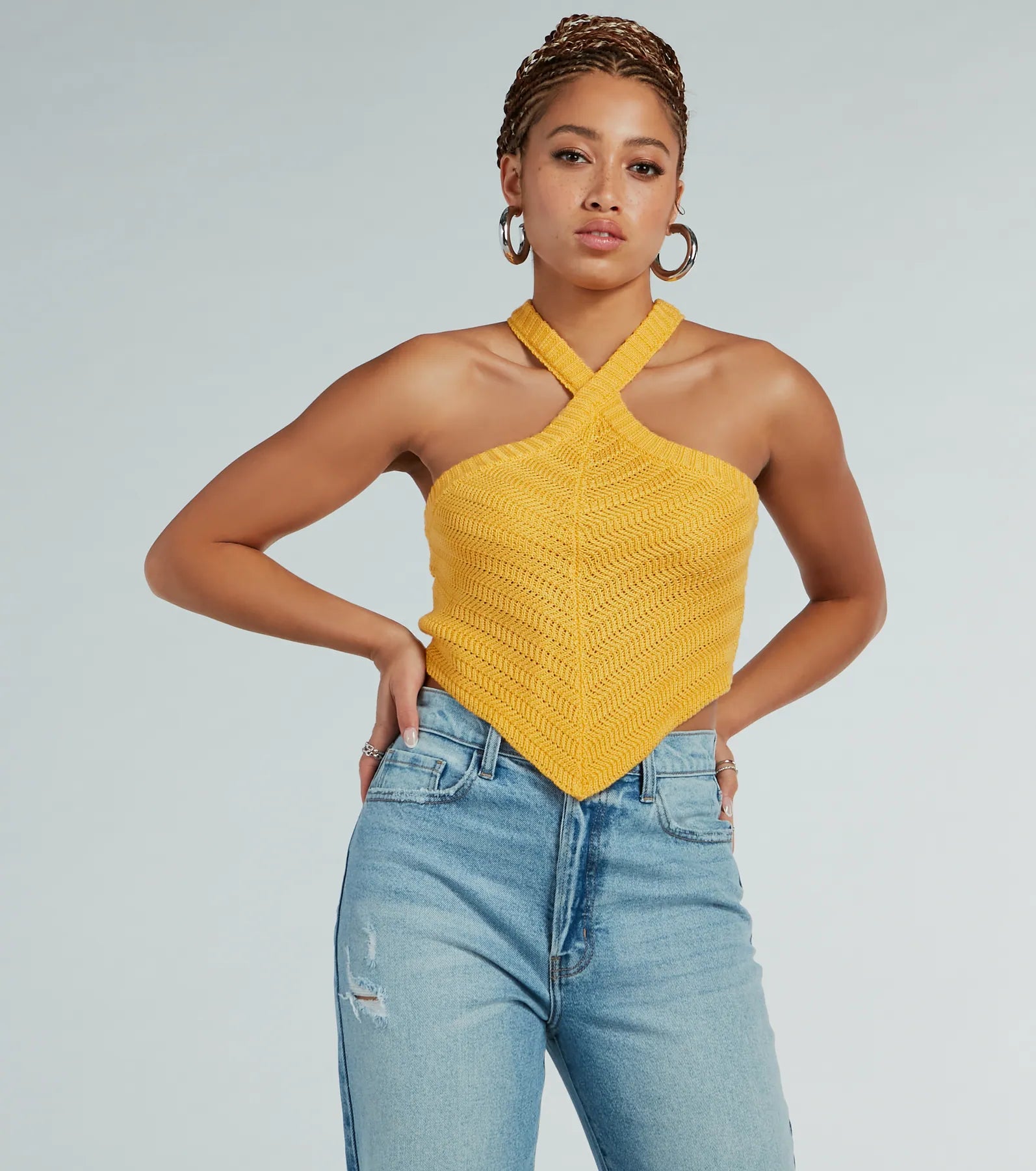 Ultimate Summer Halter Knit Crop Top - Cutest Style