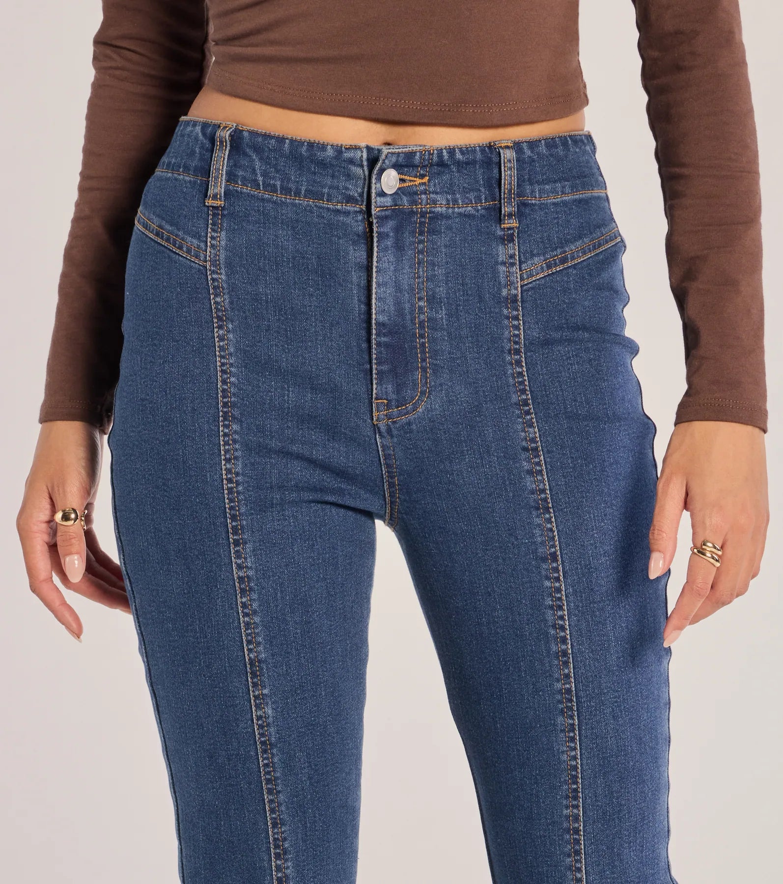 Ultimate Chic High-Rise Bootcut Jeans - Premium Denim Fit