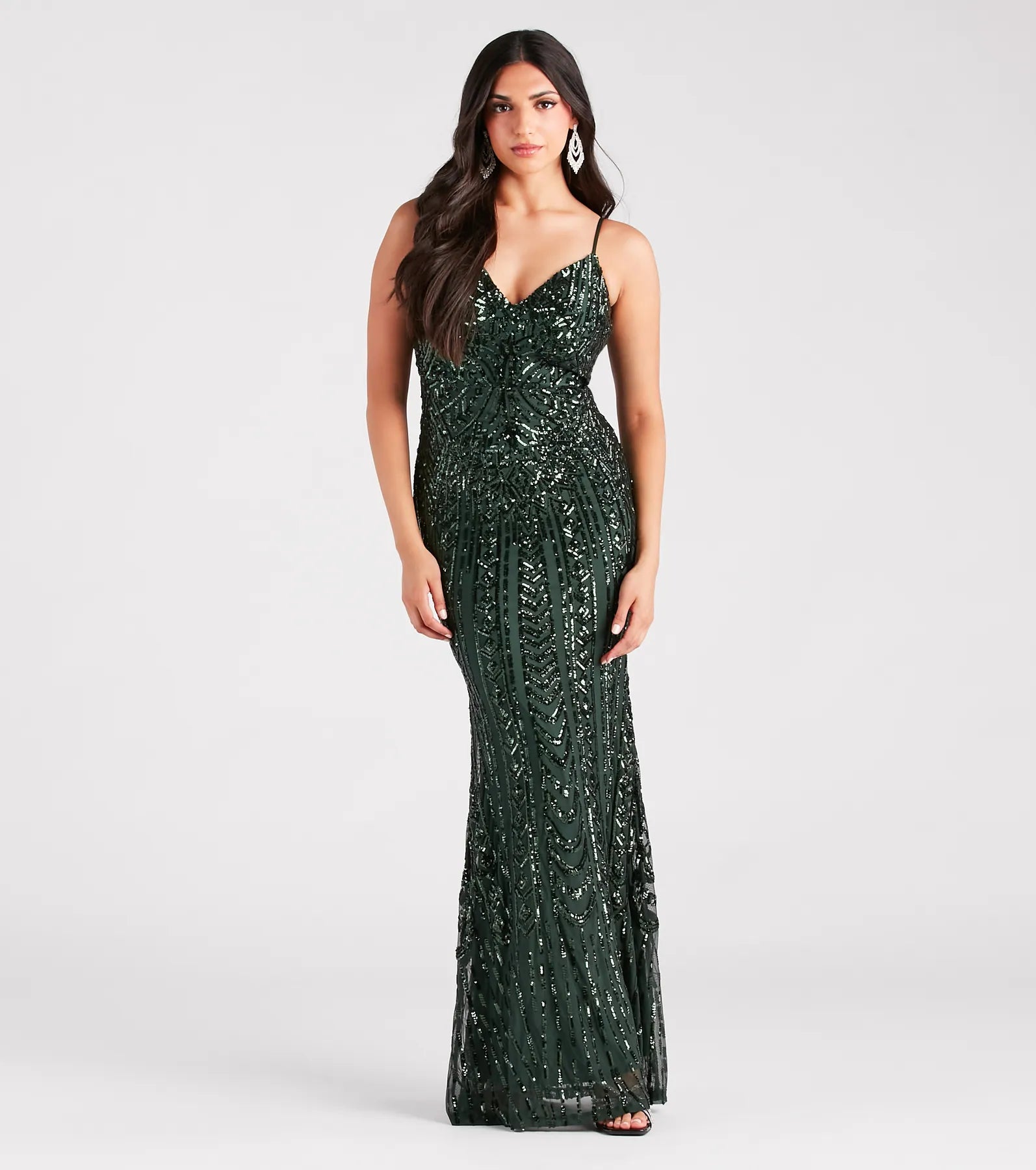 Ultimate Lyndia Boho Sequin Mermaid Party Dress