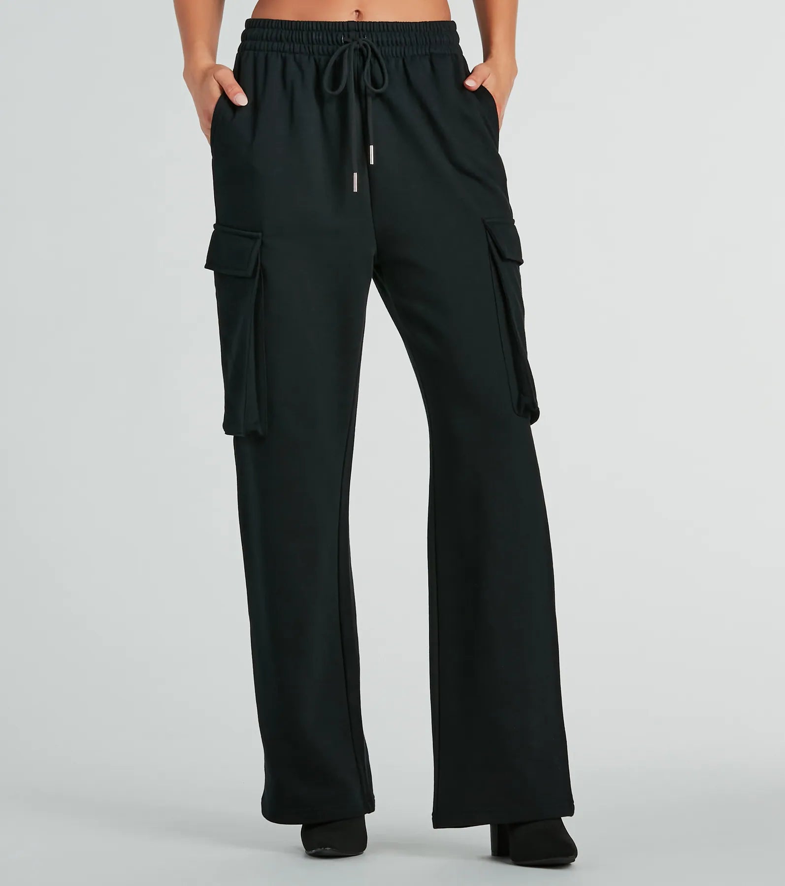 Ultimate Elevated Wide-Leg Cargo Sweatpants - Premium Comfort & Style