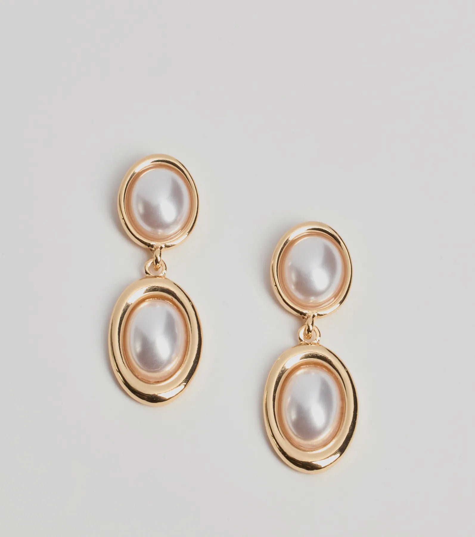 Premium Vintage Luxe Faux Pearl Drop Earrings